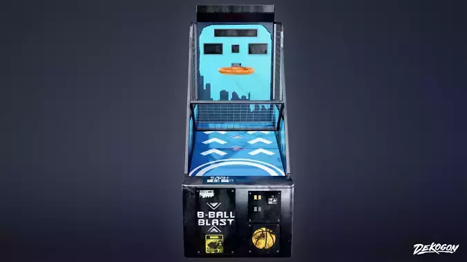 ARCADE - Basketball Machine 01 - LOW POLY