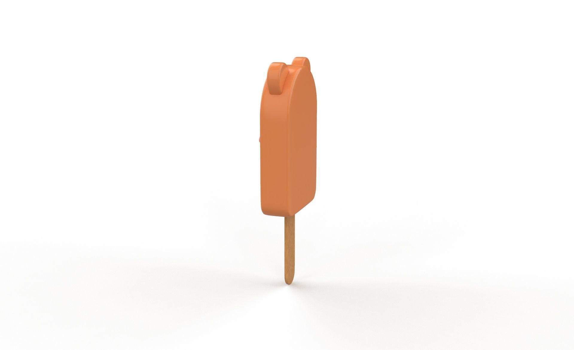 Cartoon Bear Ice Cream Cute  Low-poly 3D model_13