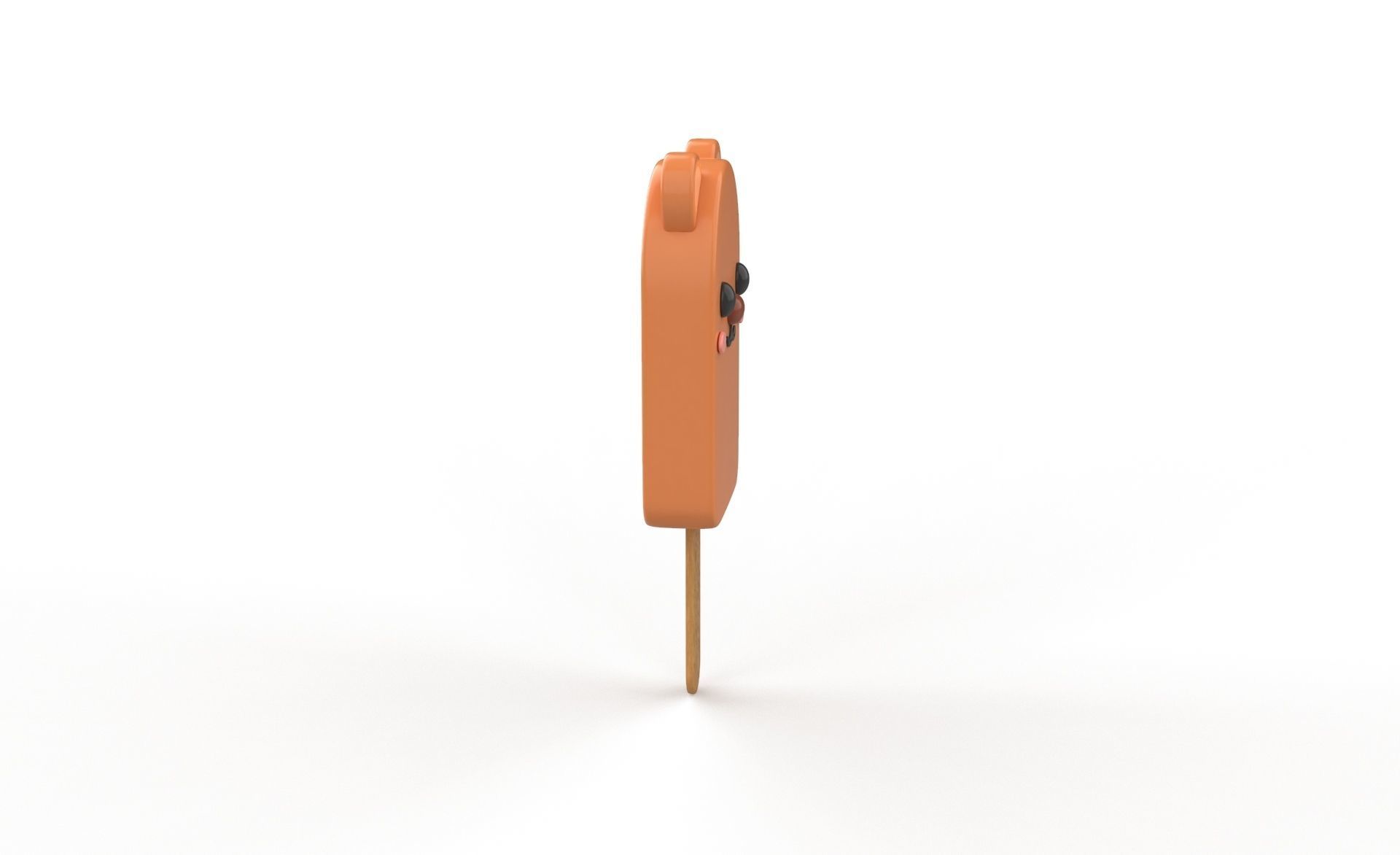 Cartoon Bear Ice Cream Cute  Low-poly 3D model_19