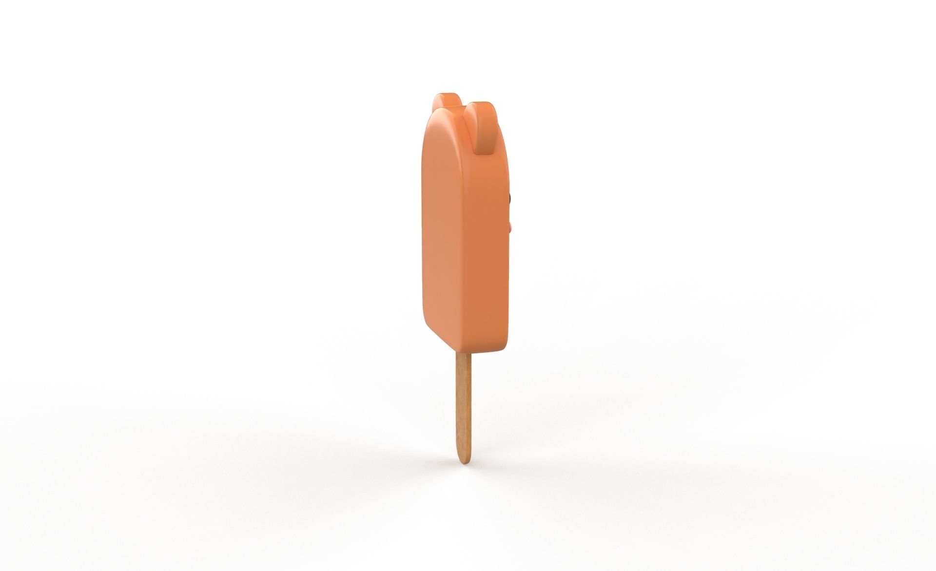 Cartoon Bear Ice Cream Cute  Low-poly 3D model_18