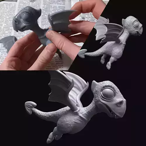 Dino Fly - 3d Print 3D print model