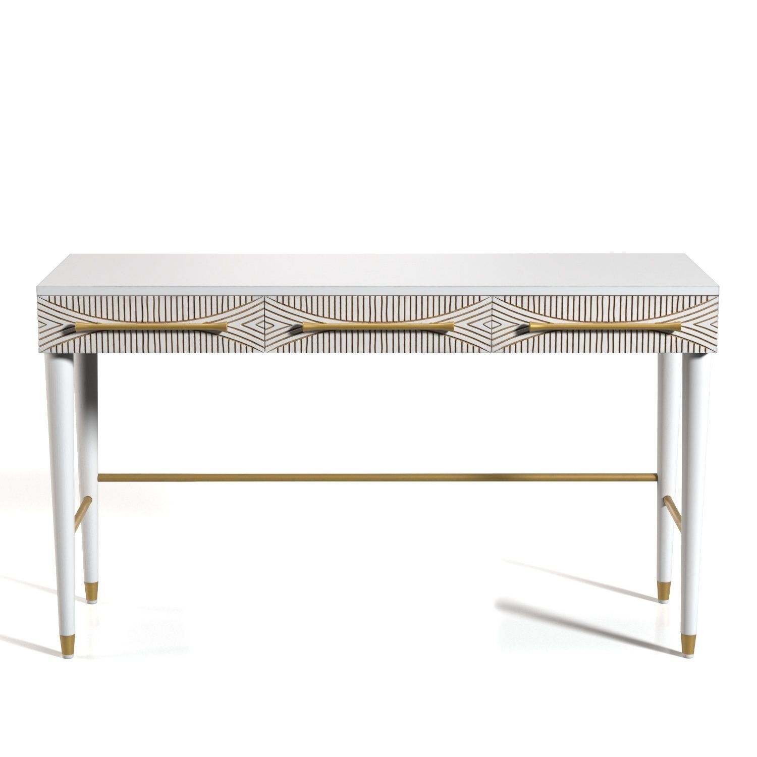 Handcarved Thalia Desk PBR 3D model_2