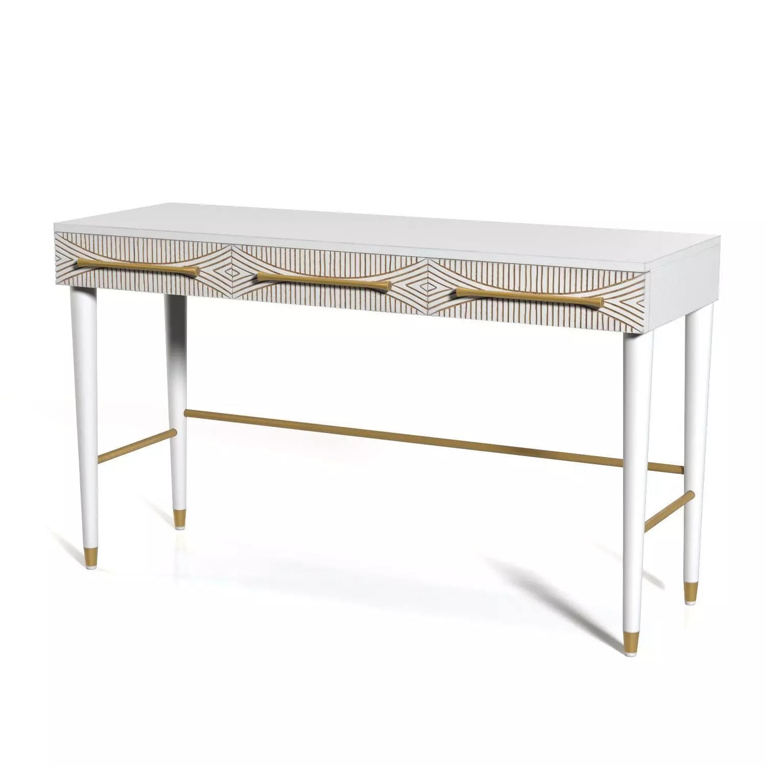 Handcarved Thalia Desk PBR 3D model_0