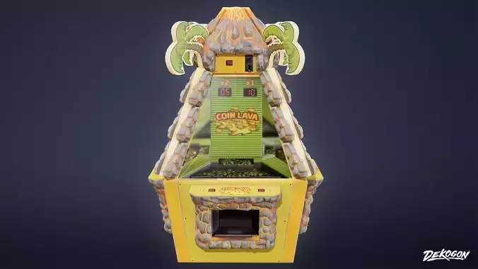 ARCADE - Coin Drop Machine 01 - LOW POLY