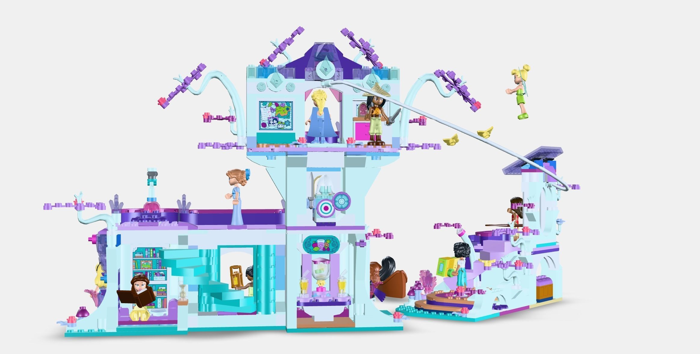 LEGO Disney The Enchanted Canopy 43215 Low-poly 3D model_4