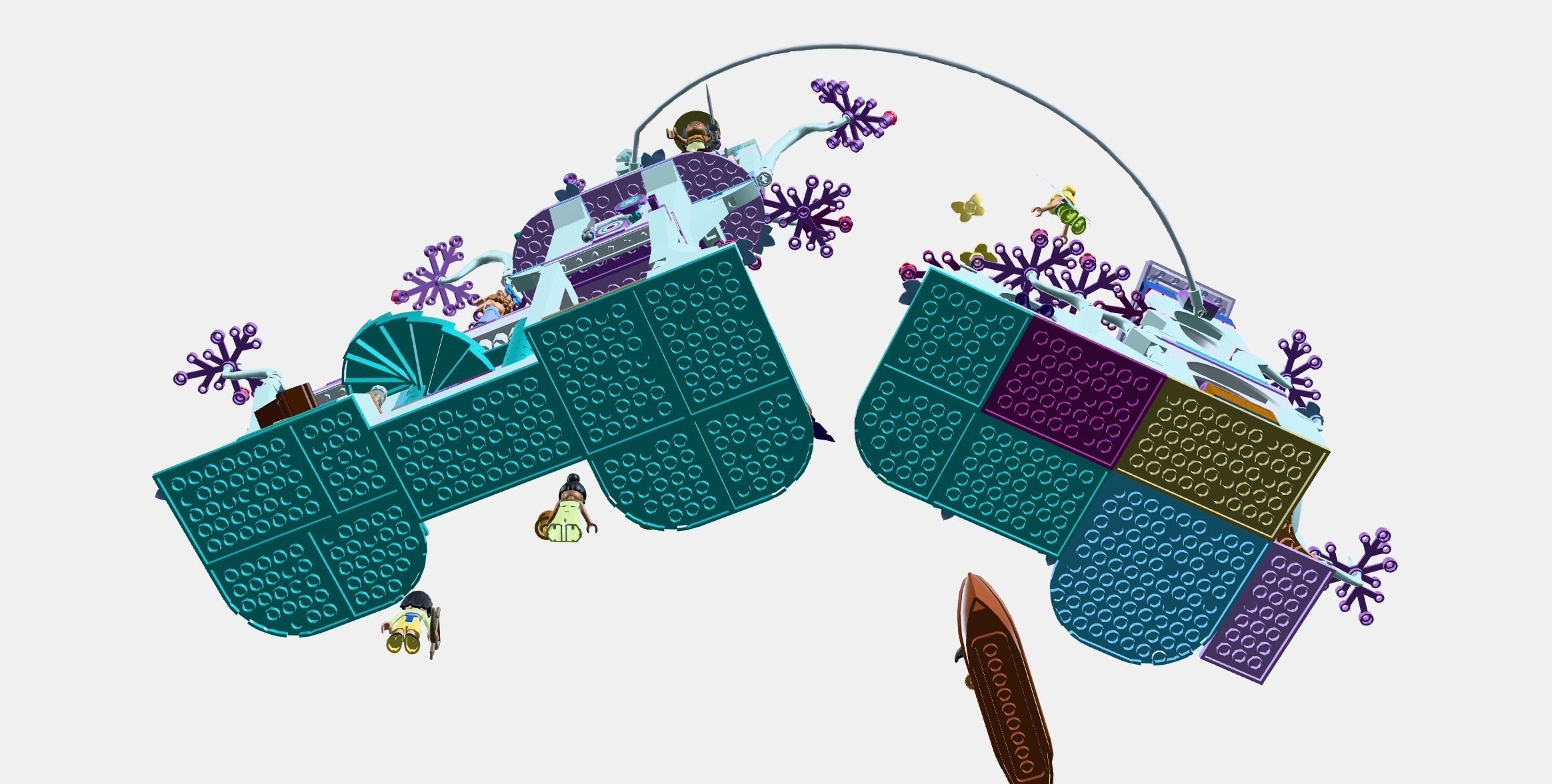 LEGO Disney The Enchanted Canopy 43215 Low-poly 3D model_8