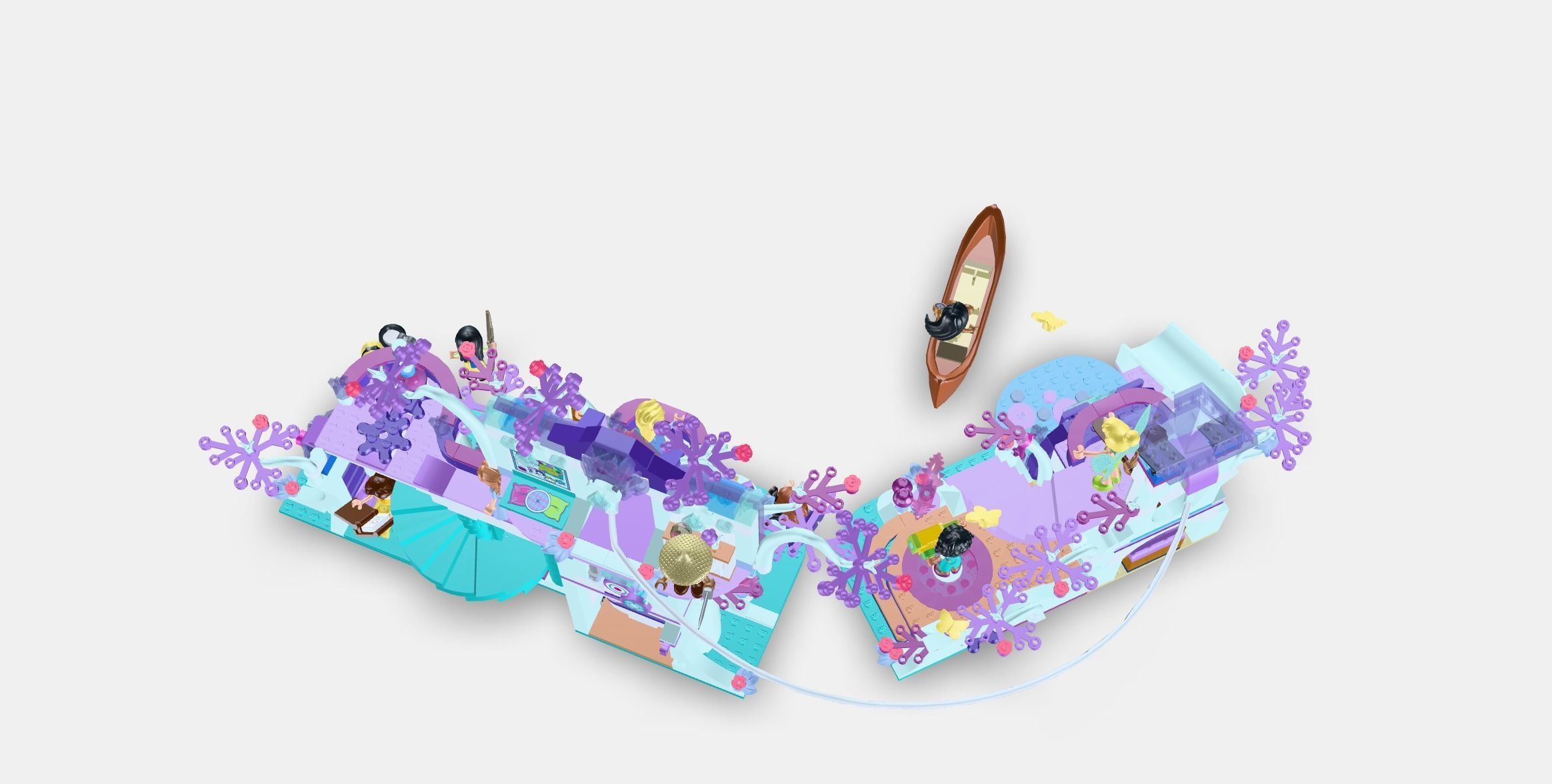 LEGO Disney The Enchanted Canopy 43215 Low-poly 3D model_7