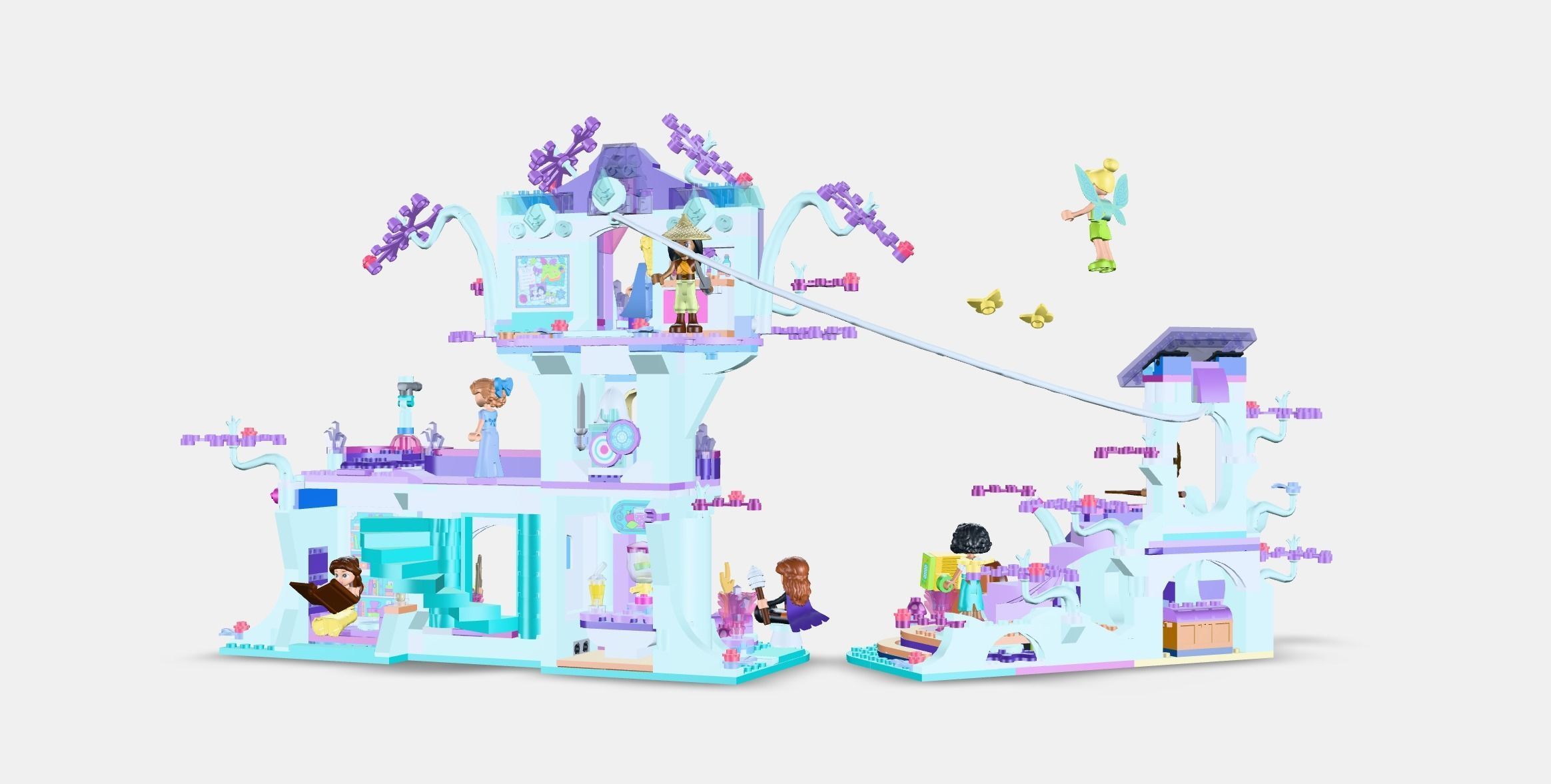 LEGO Disney The Enchanted Canopy 43215 Low-poly 3D model_16