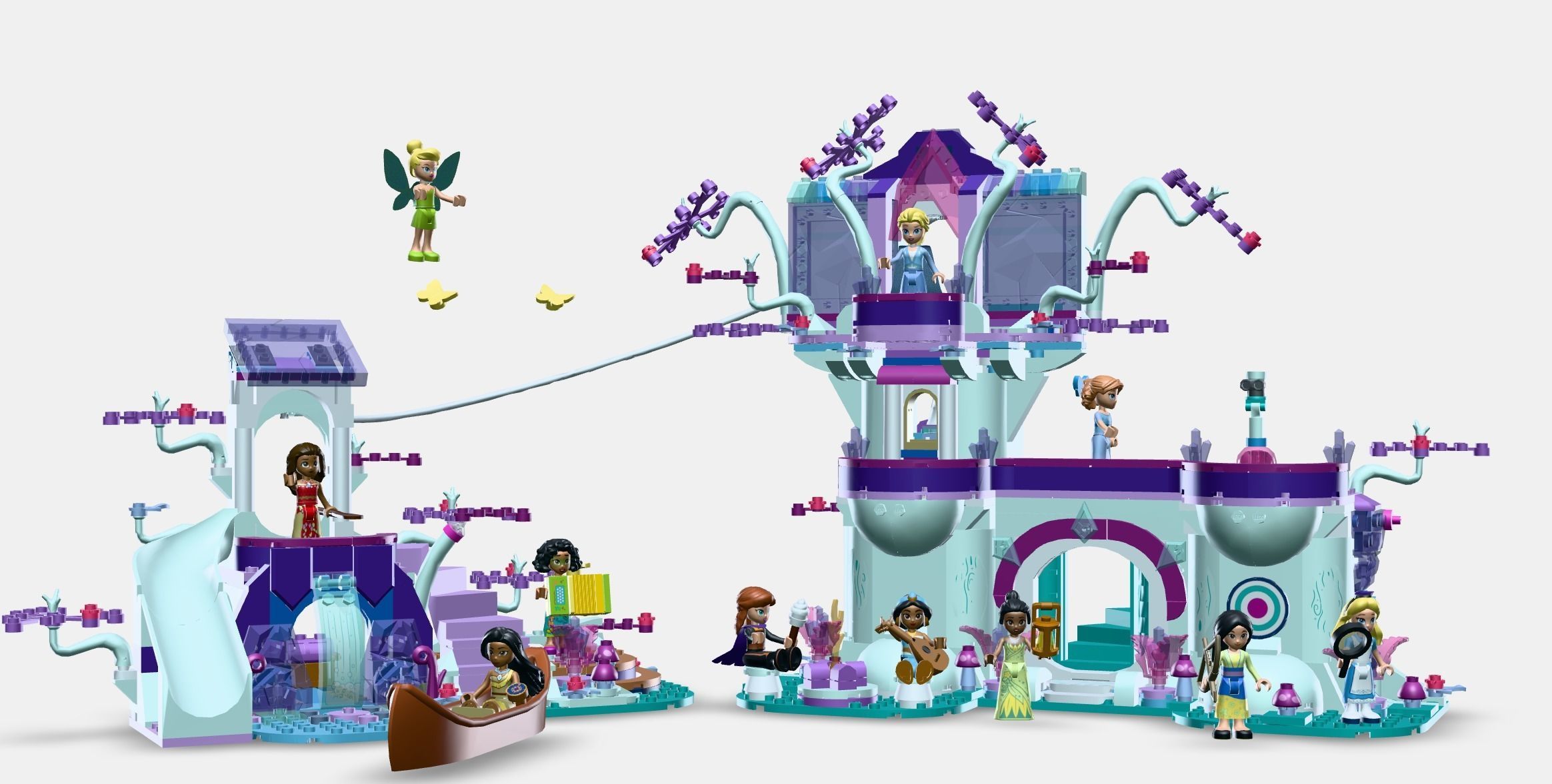 LEGO Disney The Enchanted Canopy 43215 Low-poly 3D model_11