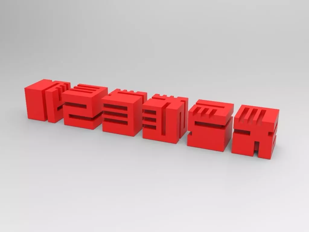 Set of dices d20 d12 d10 d8 d6 d4 3D print model