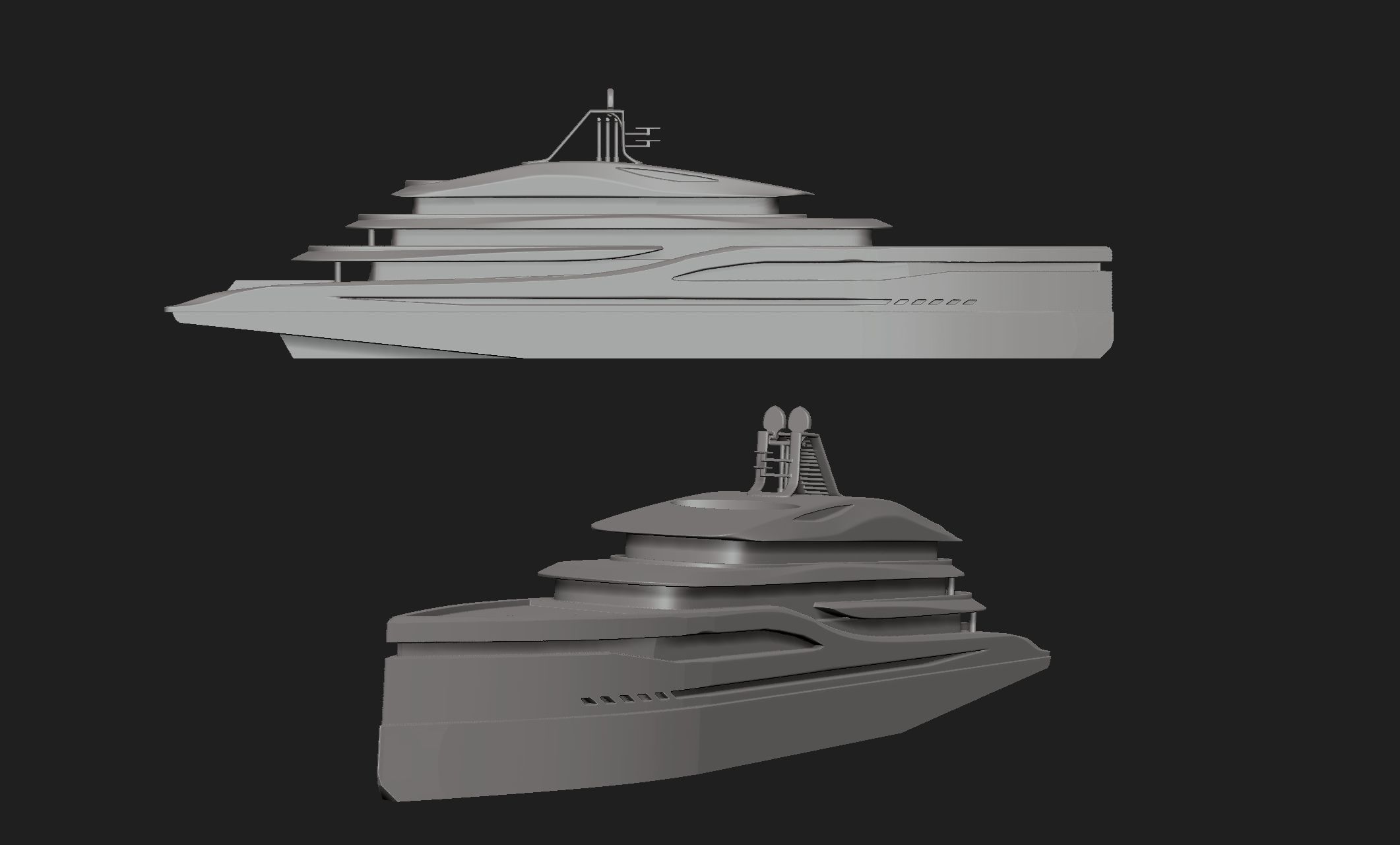 yacht 3D print model_4