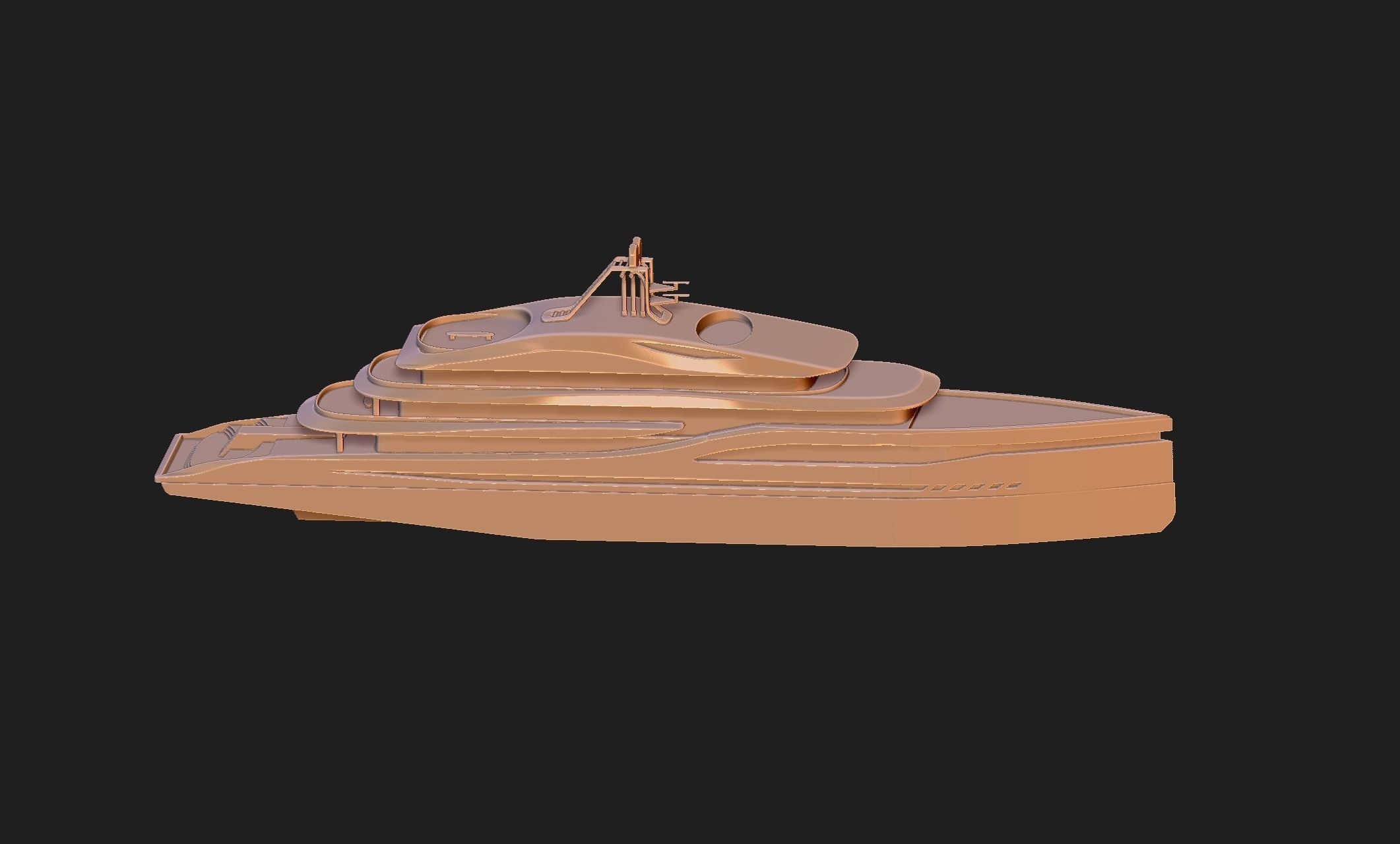 yacht 3D print model_6