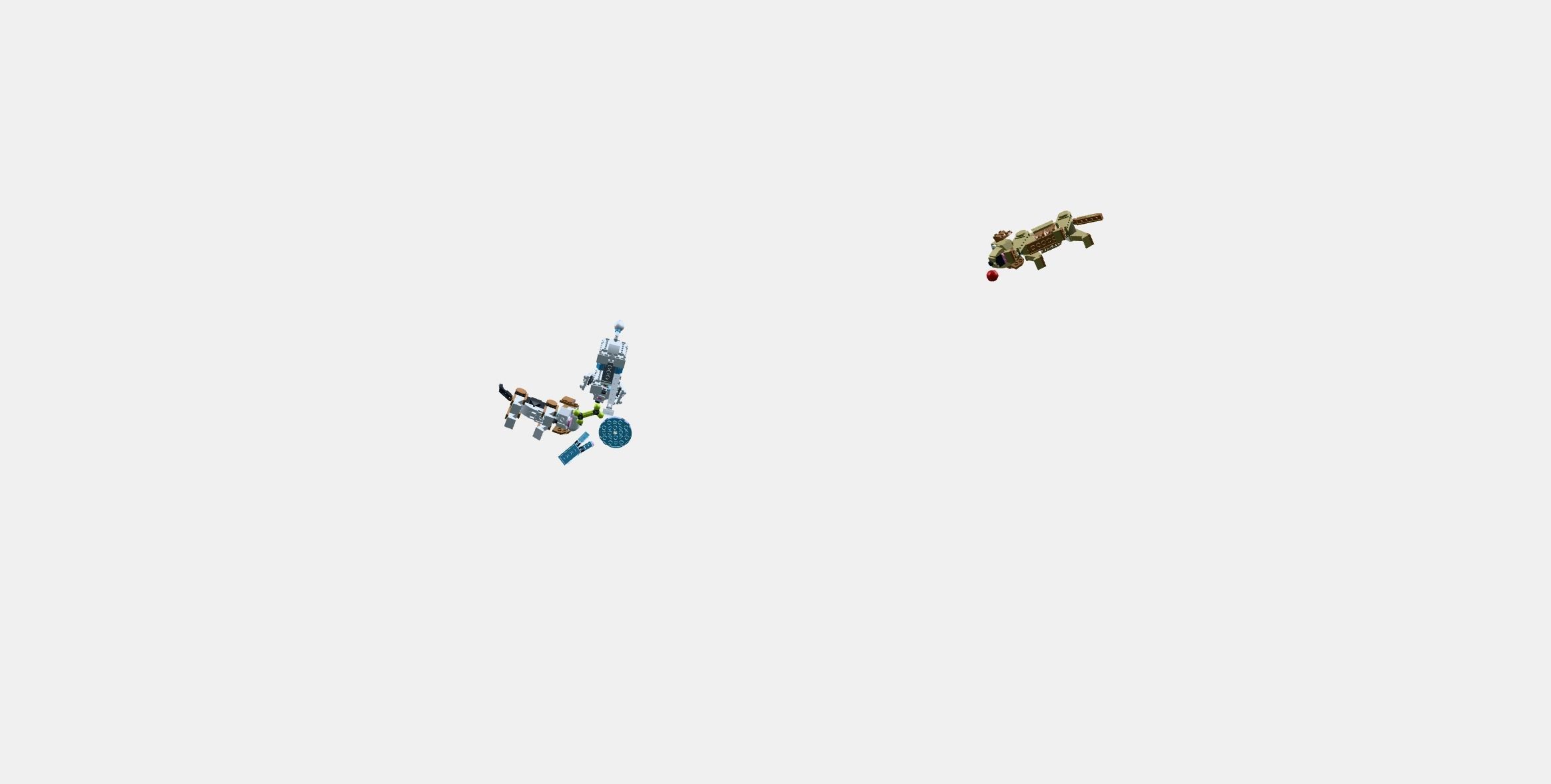 LEGO Creator 3in1 Cute puppies 31137 Low-poly 3D model_7