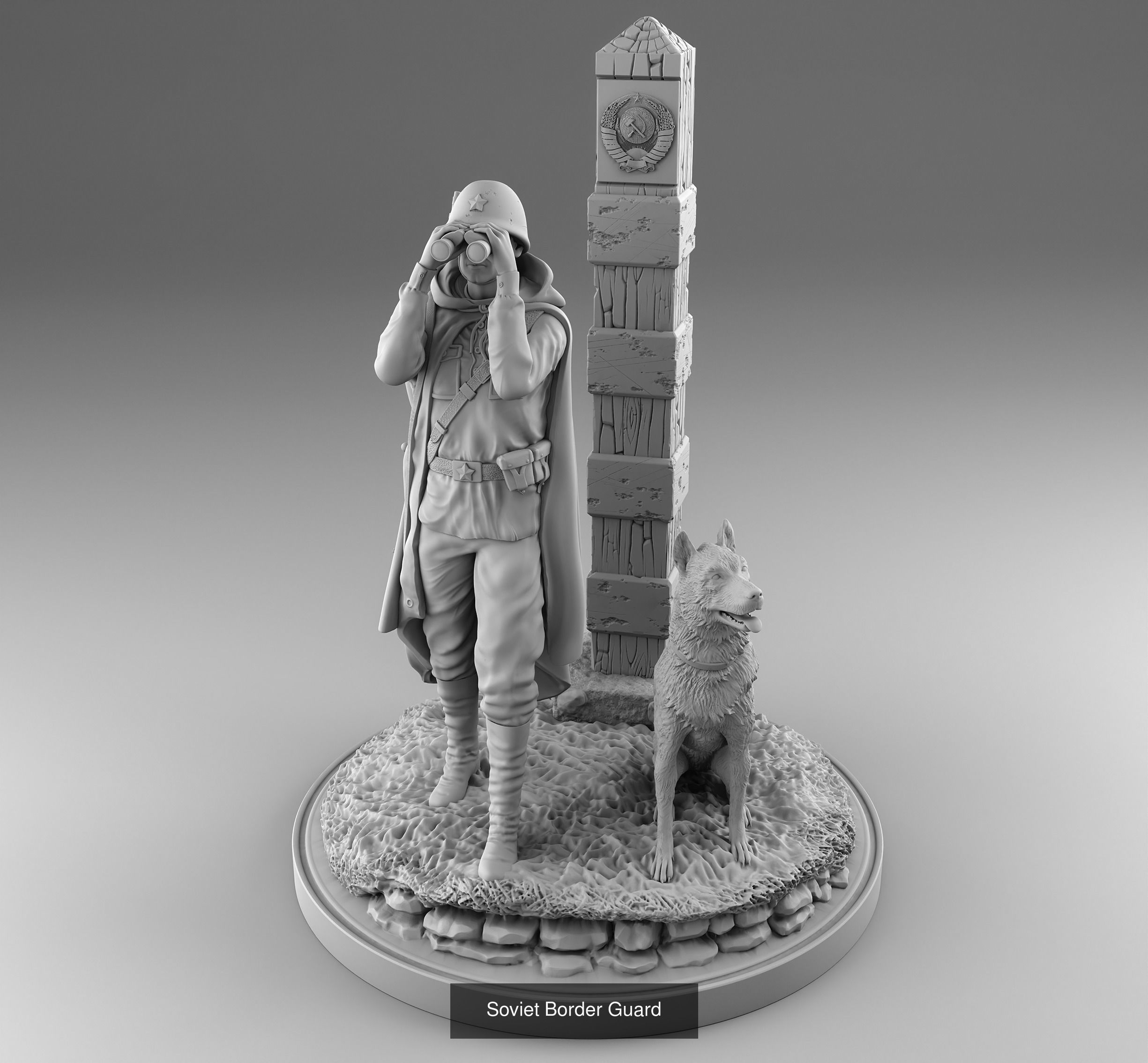 Soldiers WW2 3D Model Collection_4