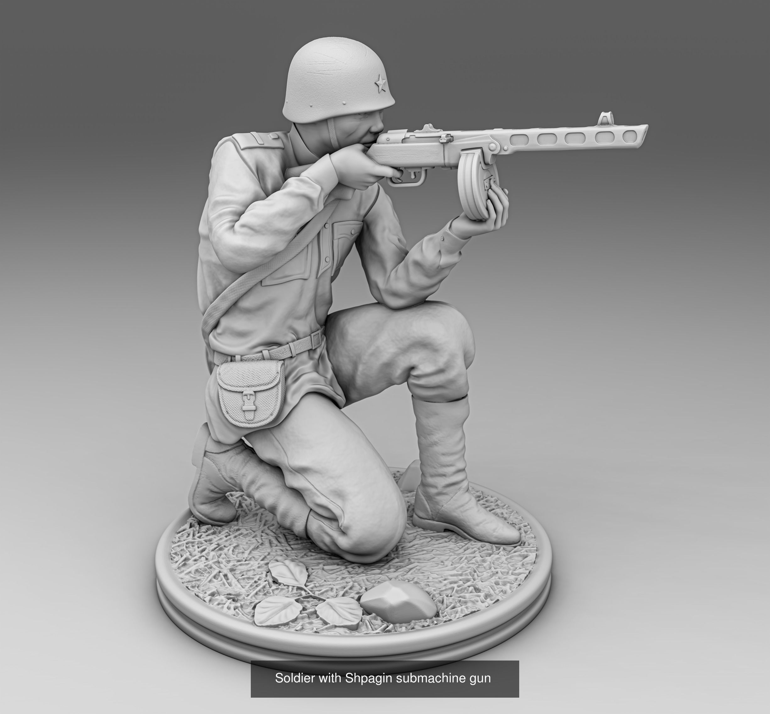 Soldiers WW2 3D Model Collection_18