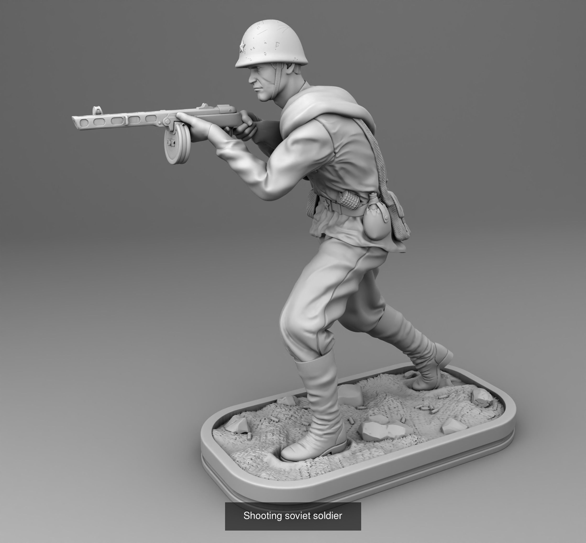 Soldiers WW2 3D Model Collection_16