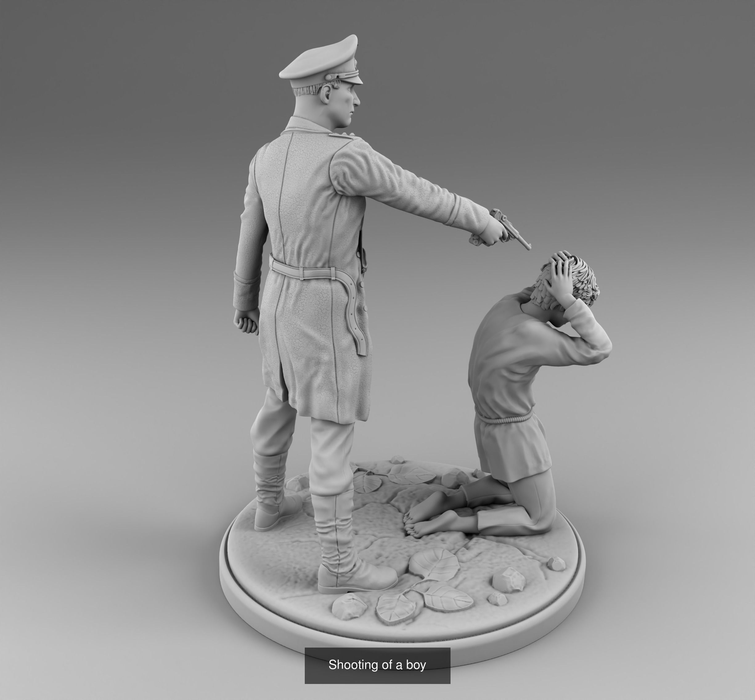 Soldiers WW2 3D Model Collection_6