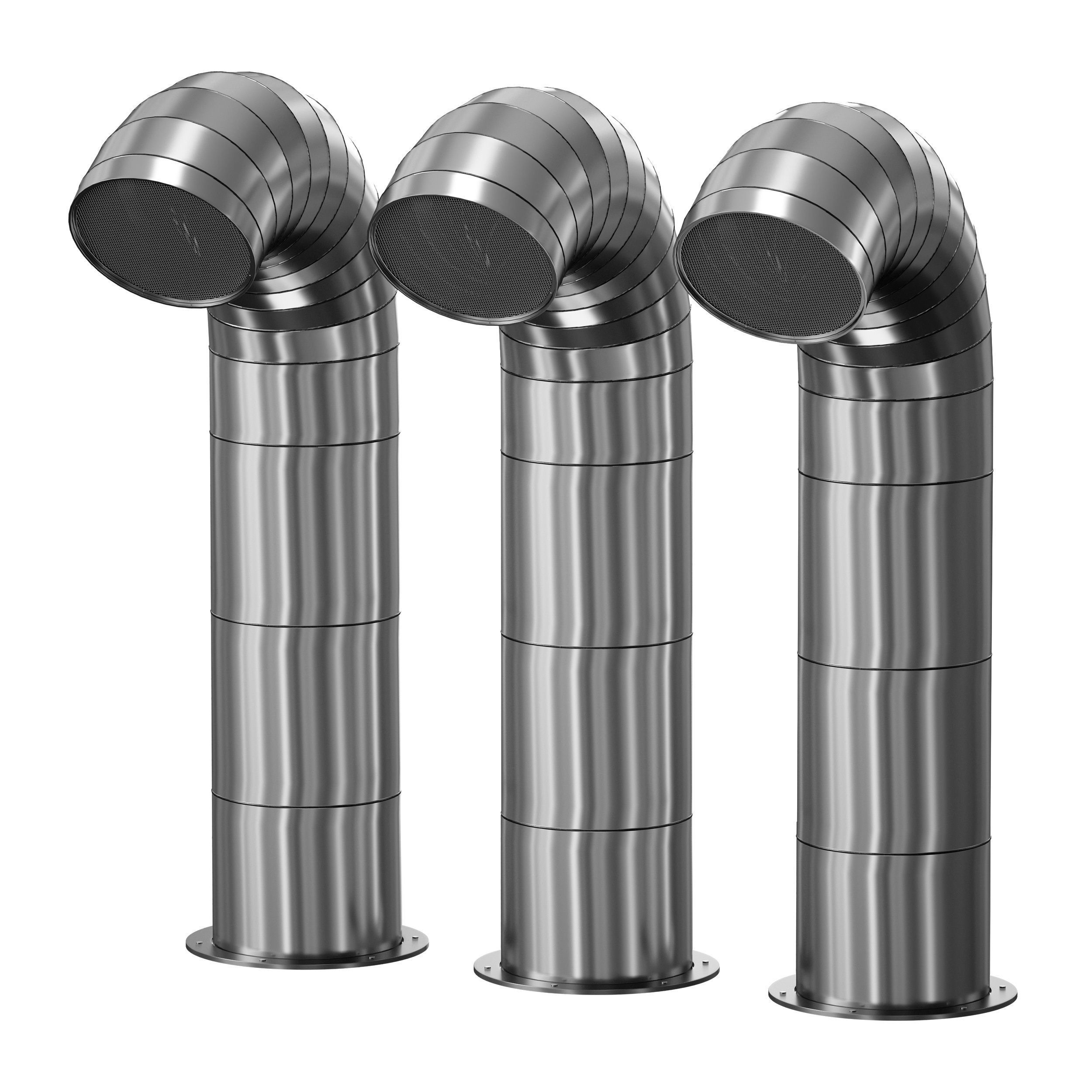 Ventilation pipe 3D model_1