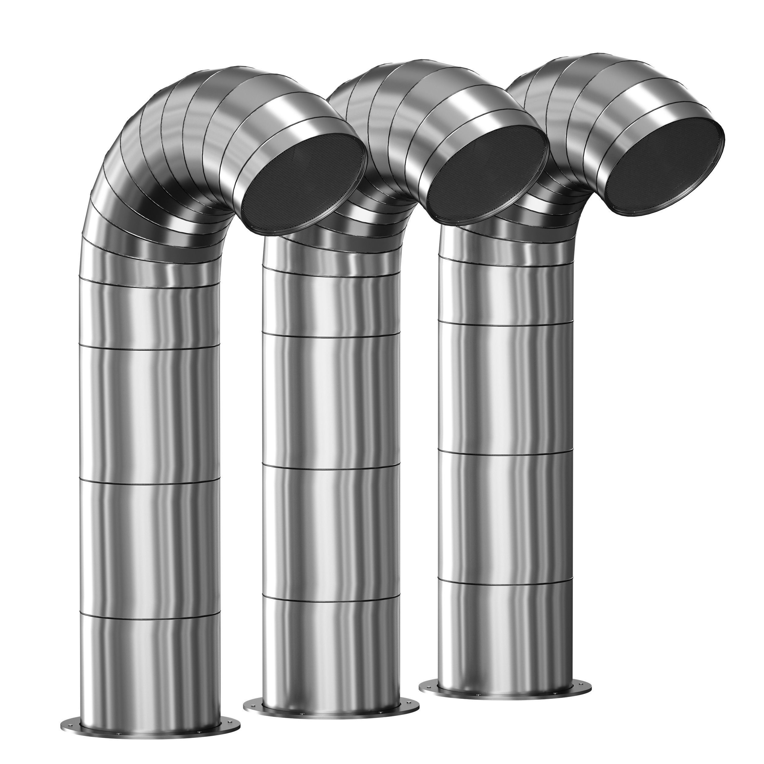 Ventilation pipe 3D model_2