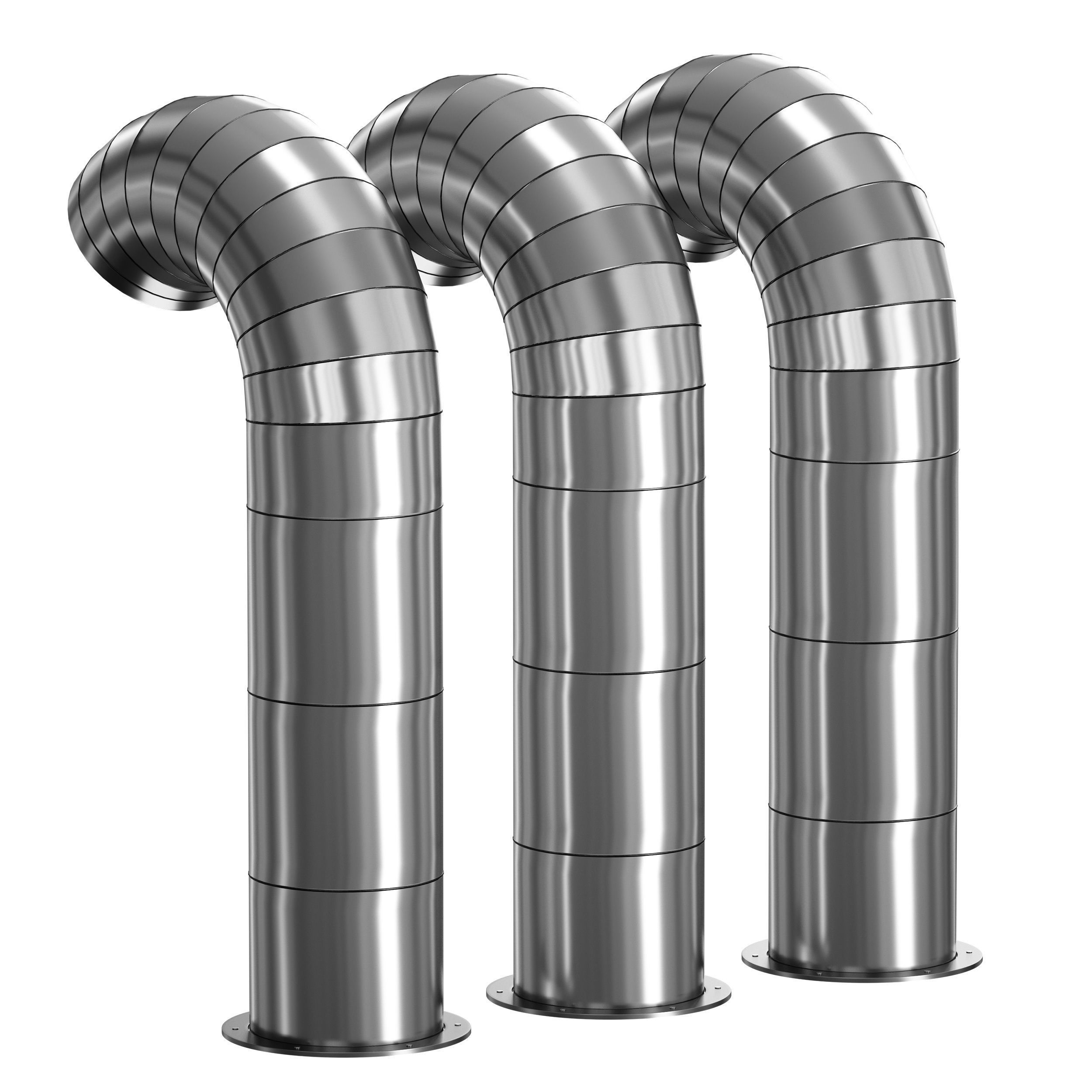 Ventilation pipe 3D model_9