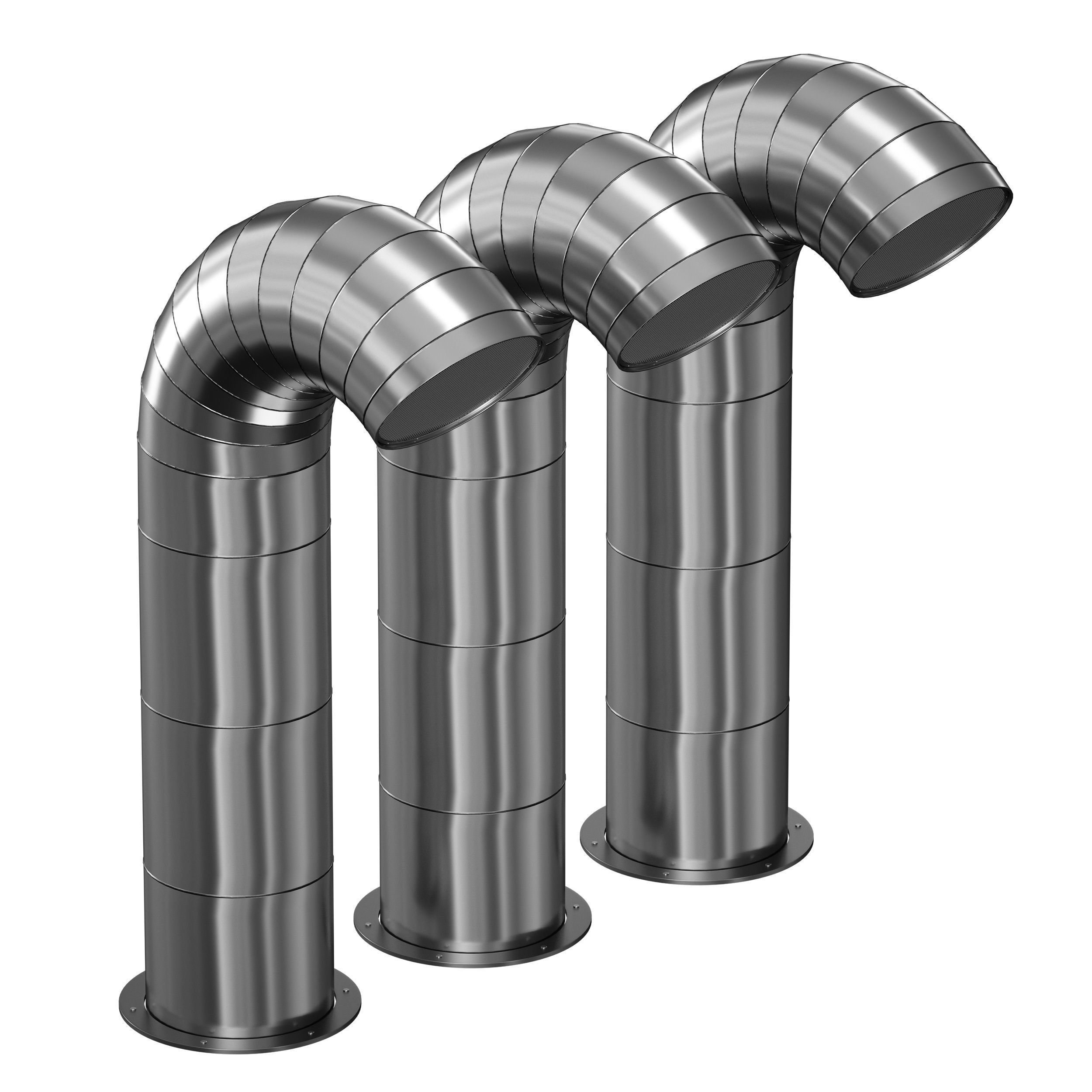 Ventilation pipe 3D model_3