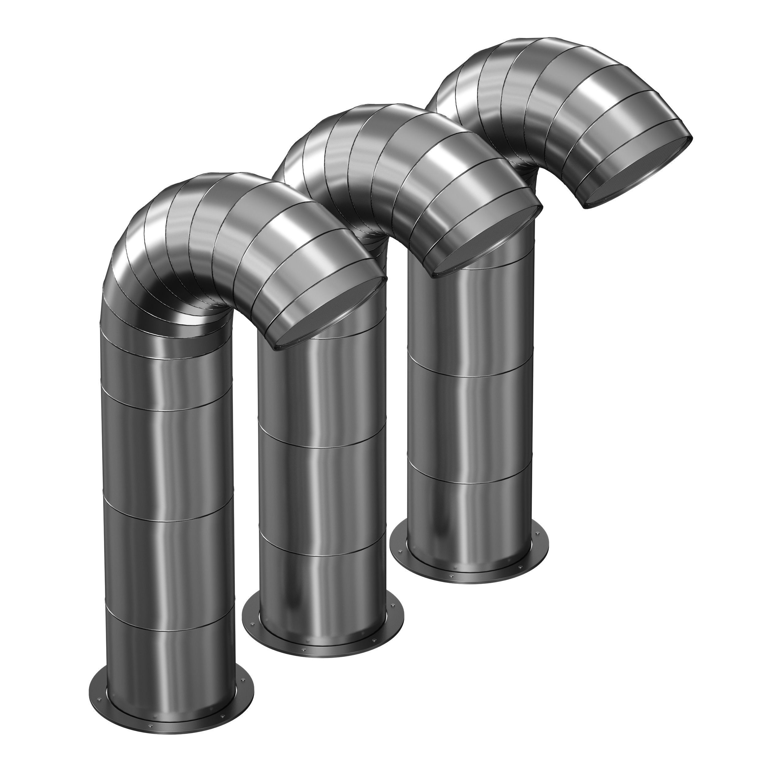 Ventilation pipe 3D model_7