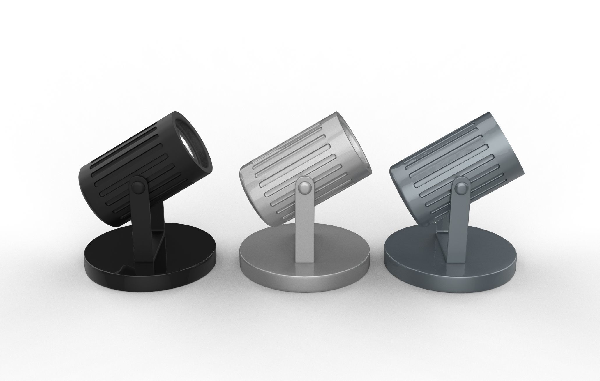 Indoor Spot Light 3D model_3