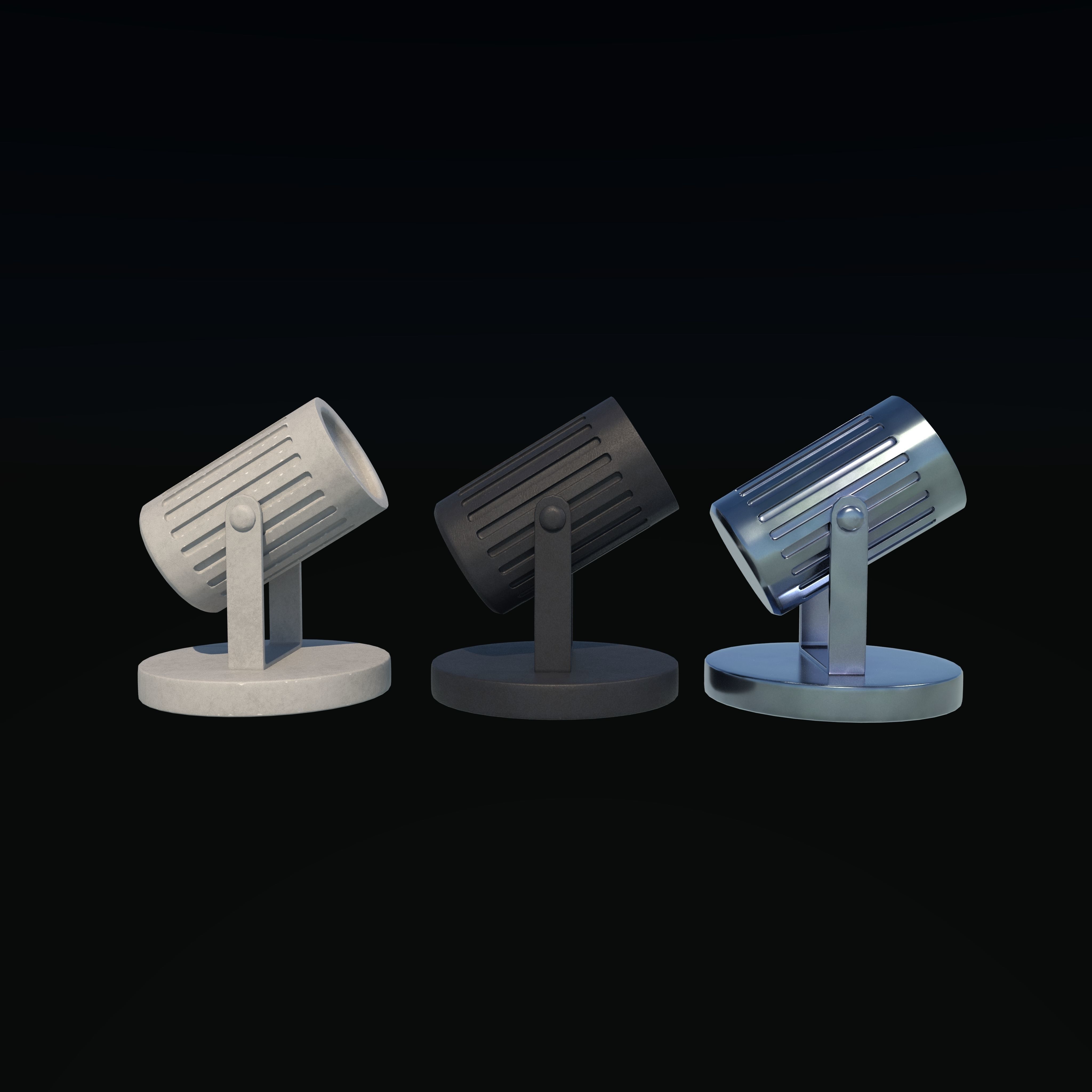 Indoor Spot Light 3D model_6