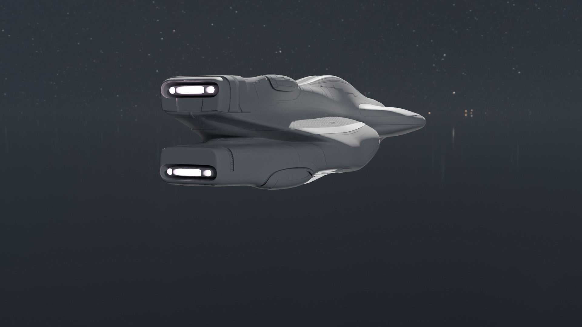 Dropship Spaceship 3D model_26