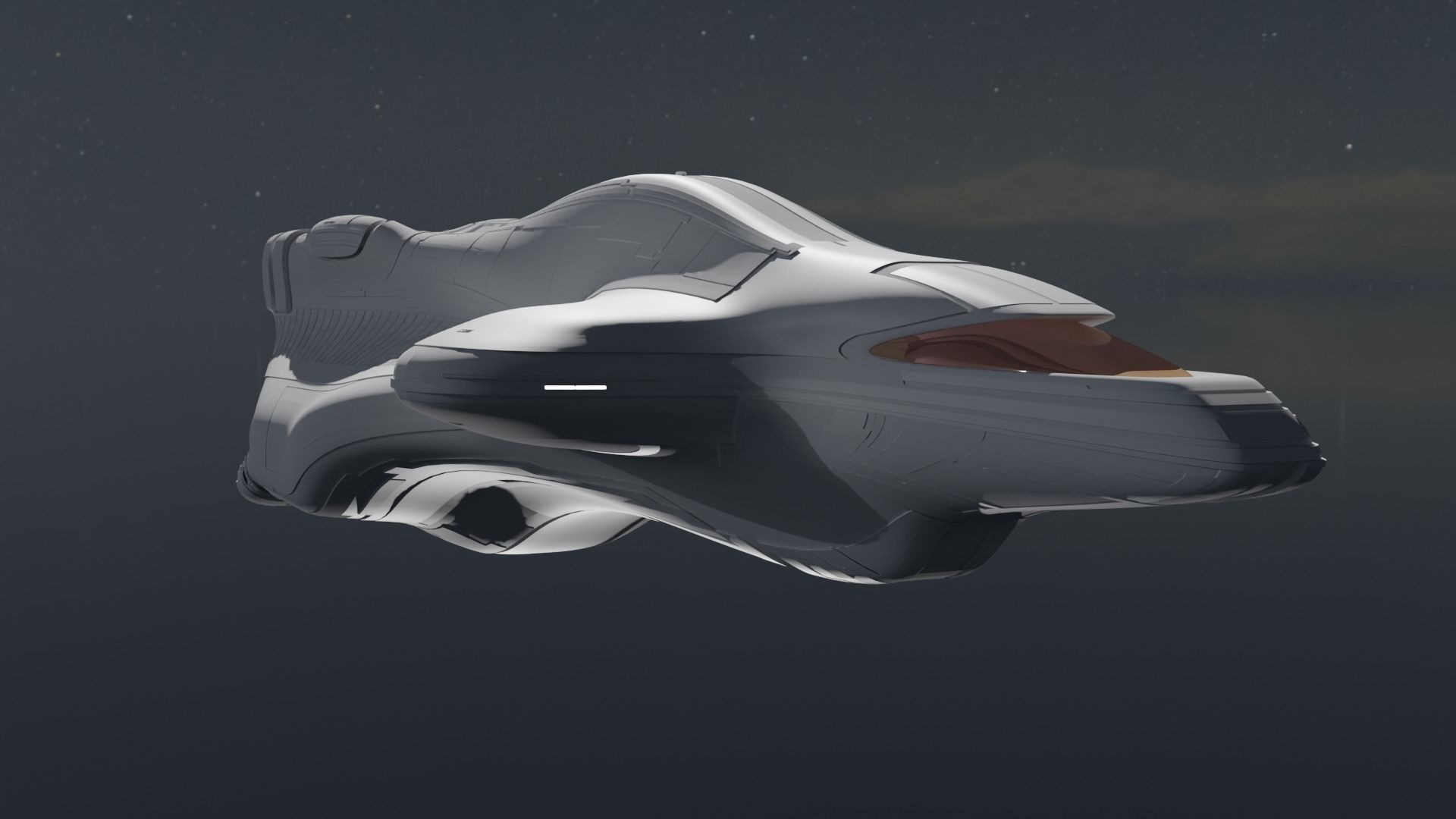Dropship Spaceship 3D model_33