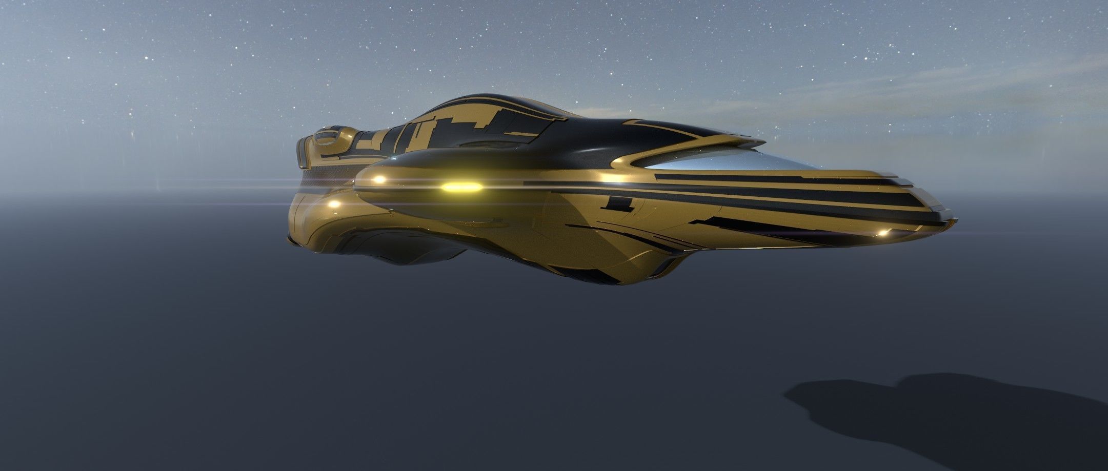 Dropship Spaceship 3D model_17