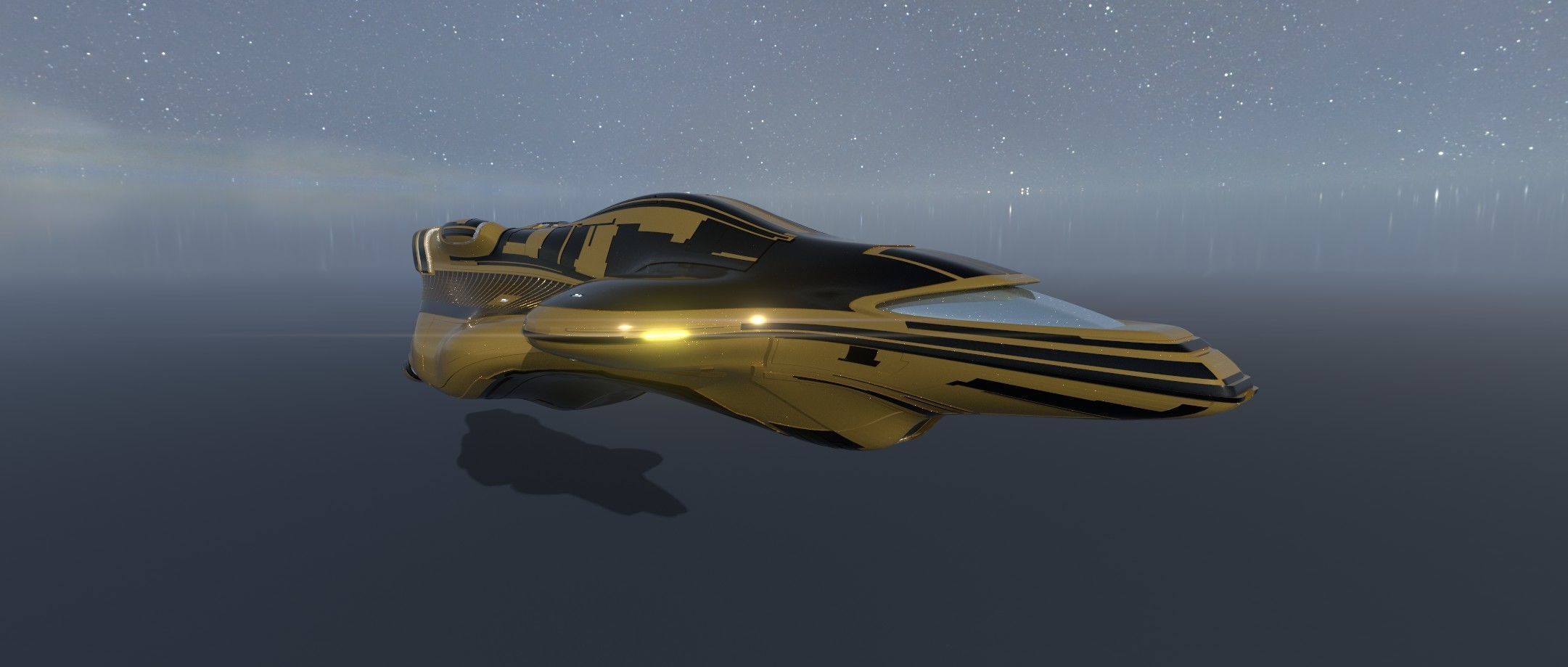 Dropship Spaceship 3D model_20