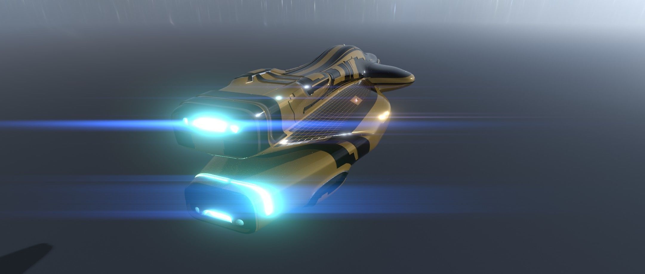 Dropship Spaceship 3D model_3