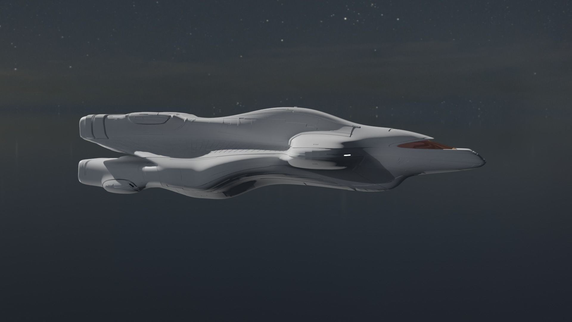 Dropship Spaceship 3D model_34
