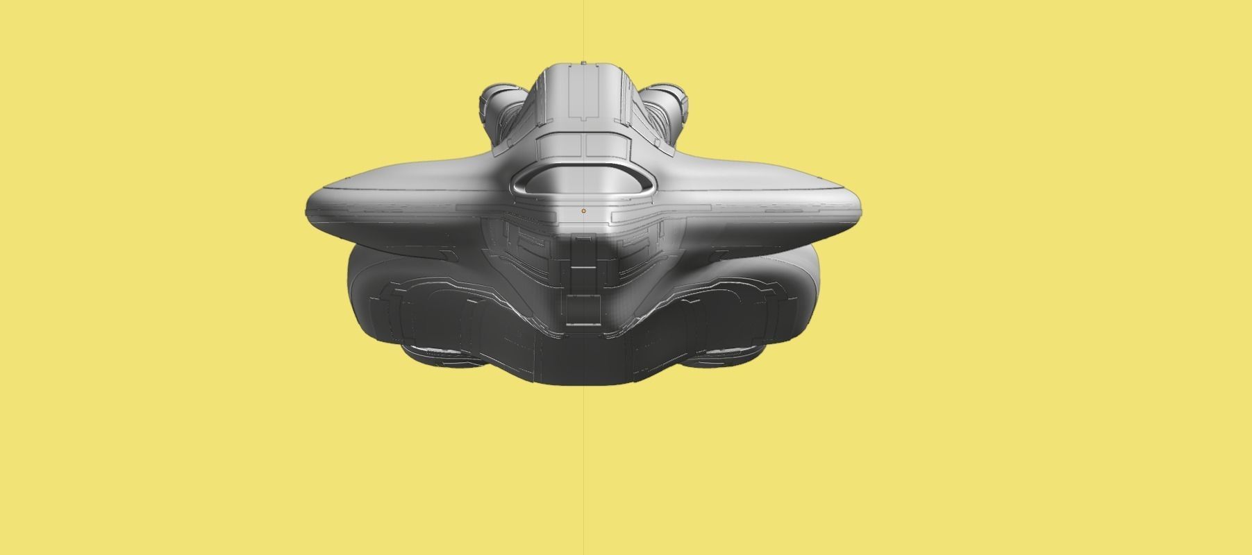 Dropship Spaceship 3D model_42