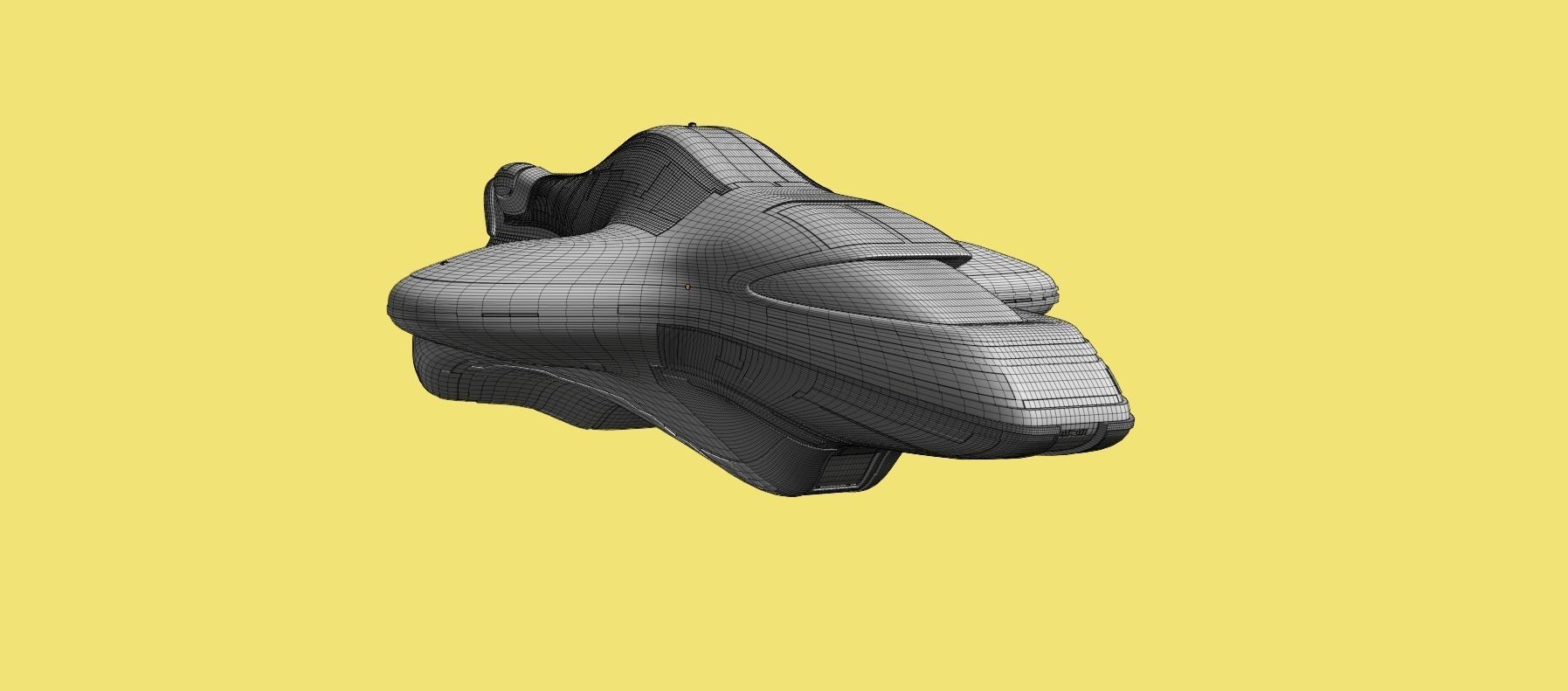 Dropship Spaceship 3D model_46