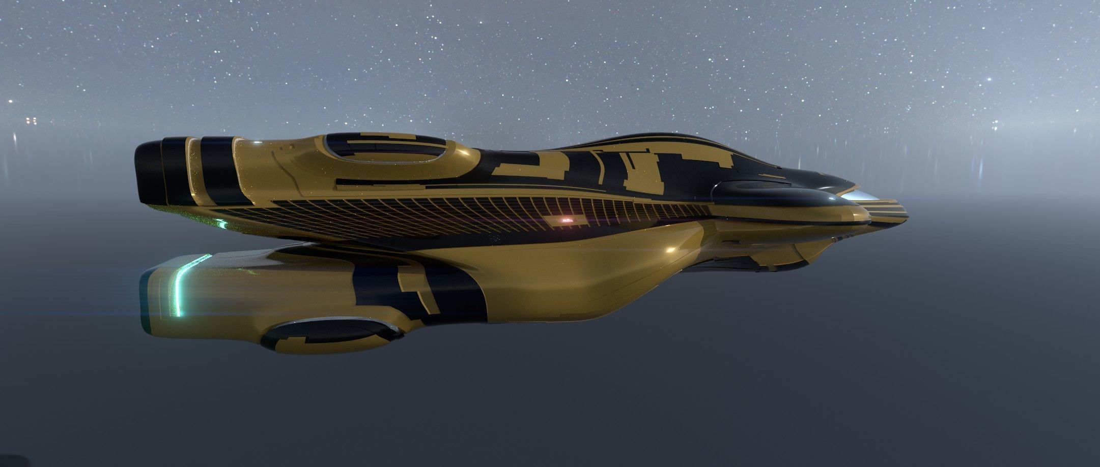 Dropship Spaceship 3D model_21