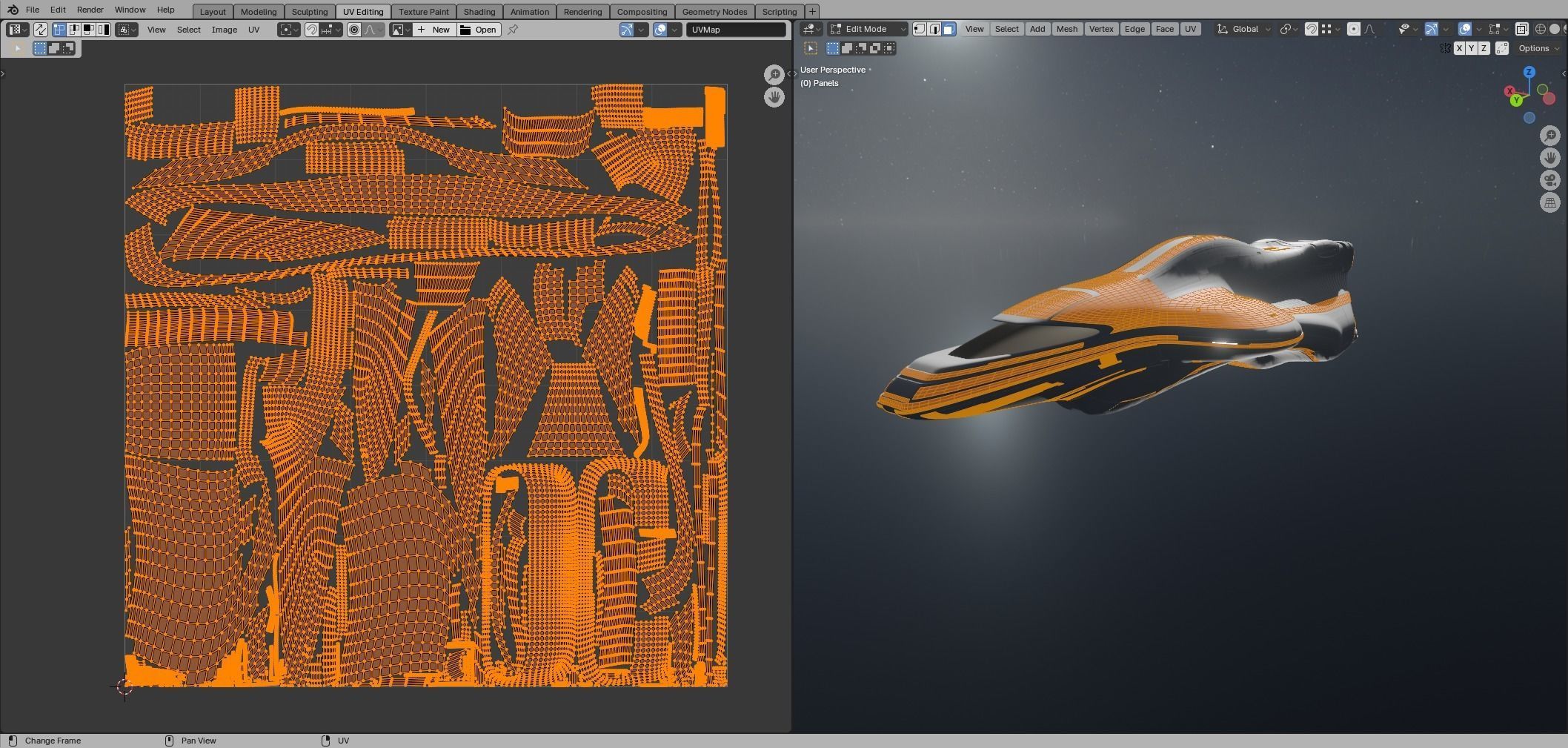 Dropship Spaceship 3D model_58