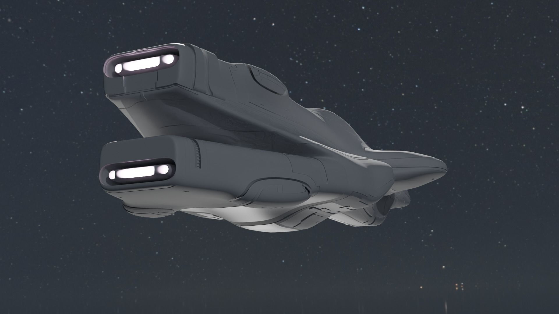 Dropship Spaceship 3D model_36
