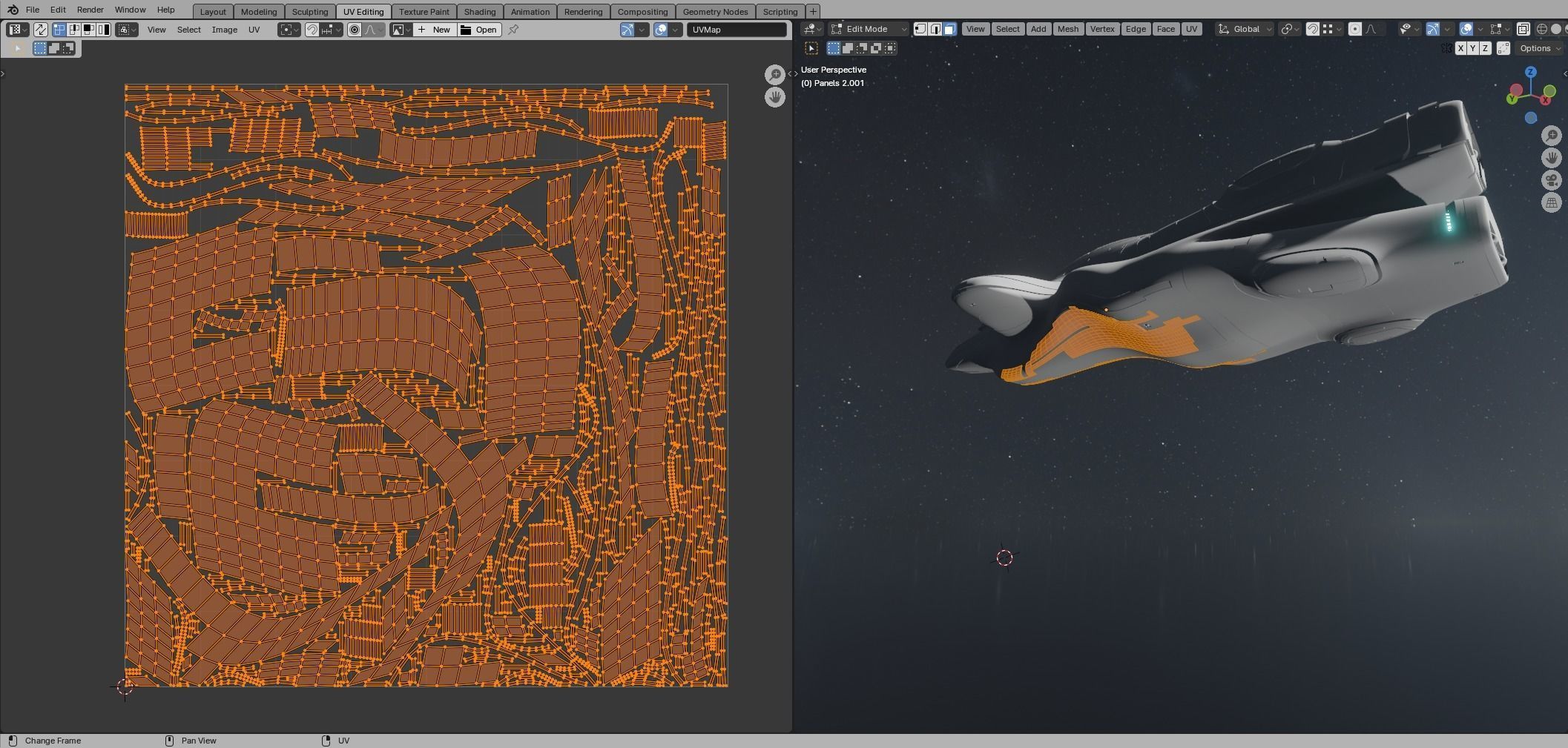 Dropship Spaceship 3D model_50