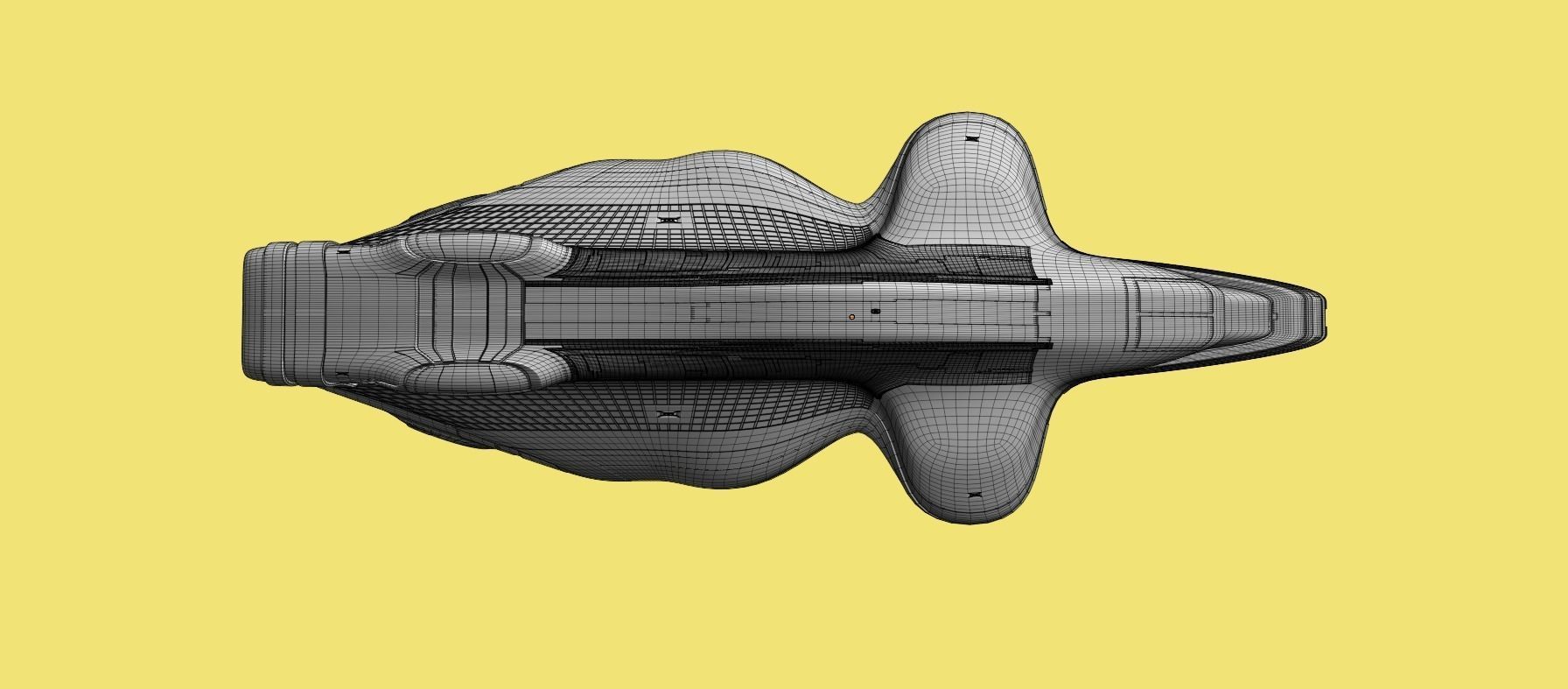 Dropship Spaceship 3D model_39