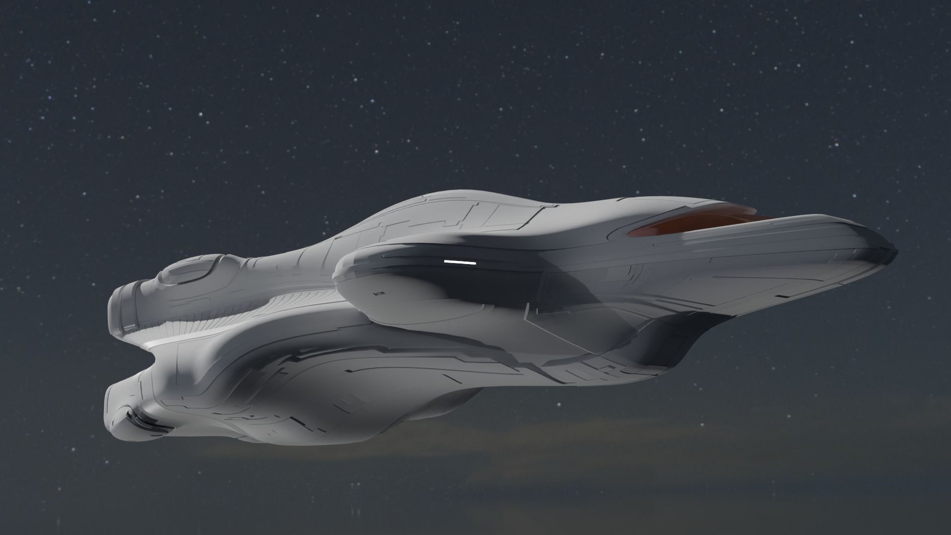 Dropship Spaceship 3D model_28