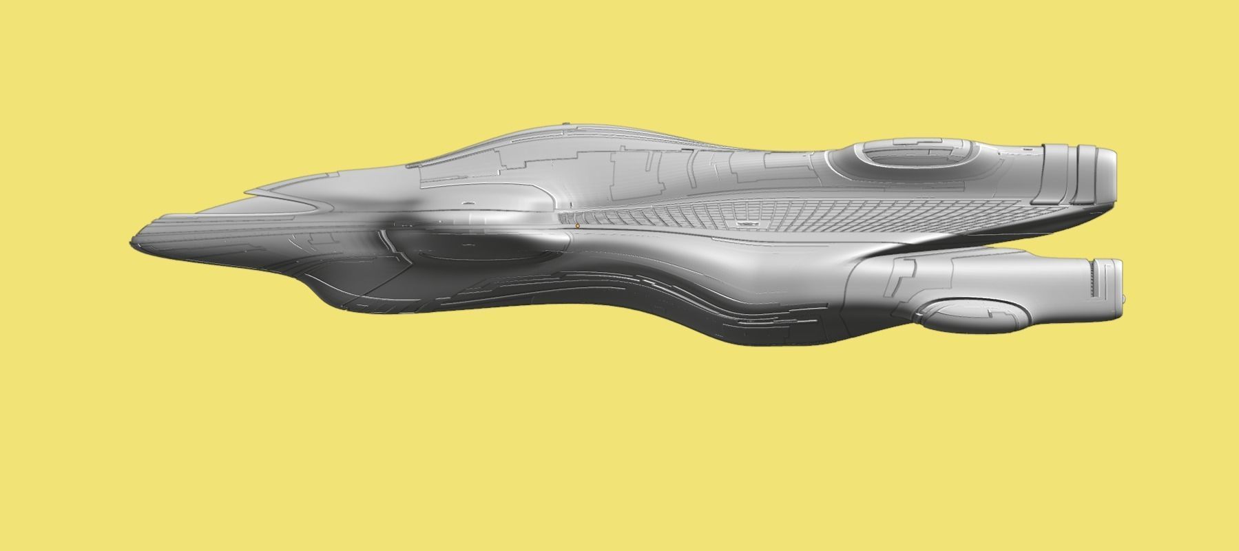 Dropship Spaceship 3D model_43