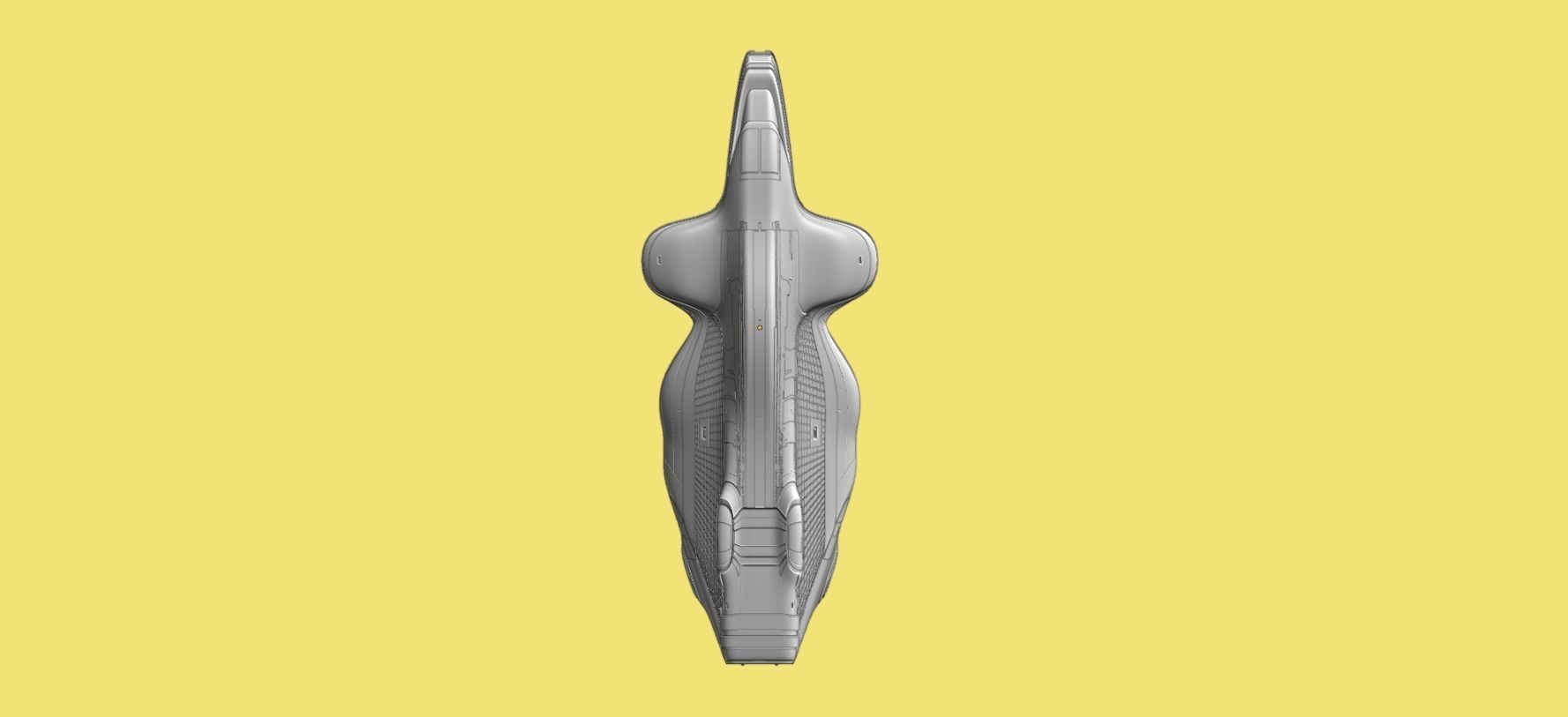 Dropship Spaceship 3D model_44