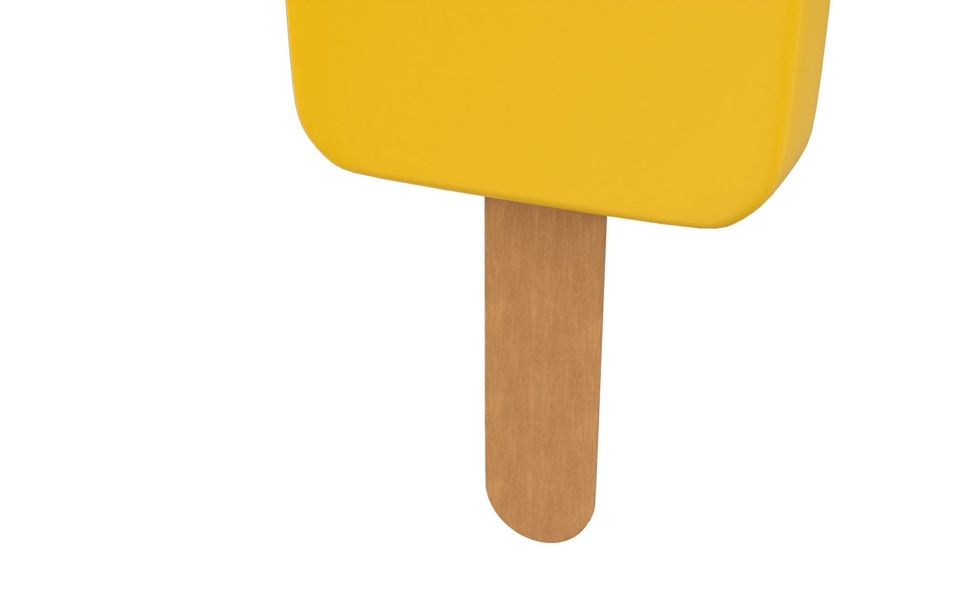 Cartoon Cat Ice Cream Cute Low-poly 3D model_10