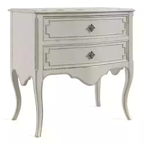 Sanctuary Coco En Blanc Nightstand PBR