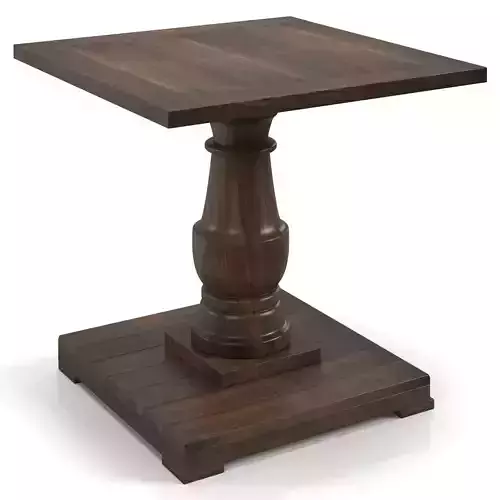 Stratford 26 Inch Pedestal End Table