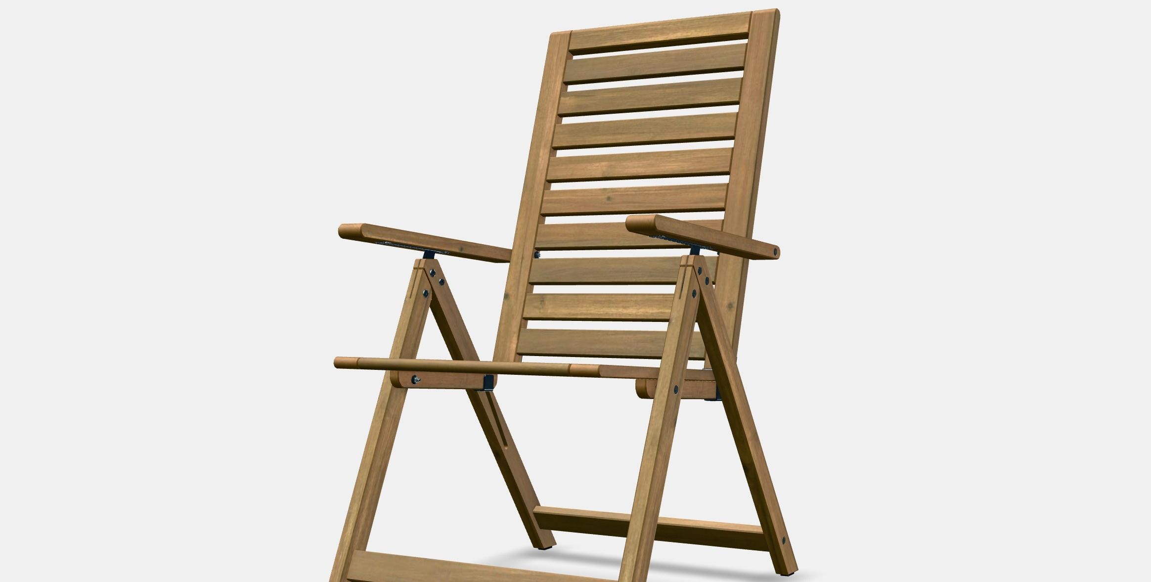 NAMMARO Reclining chair outdoor Low-poly 3D model_13