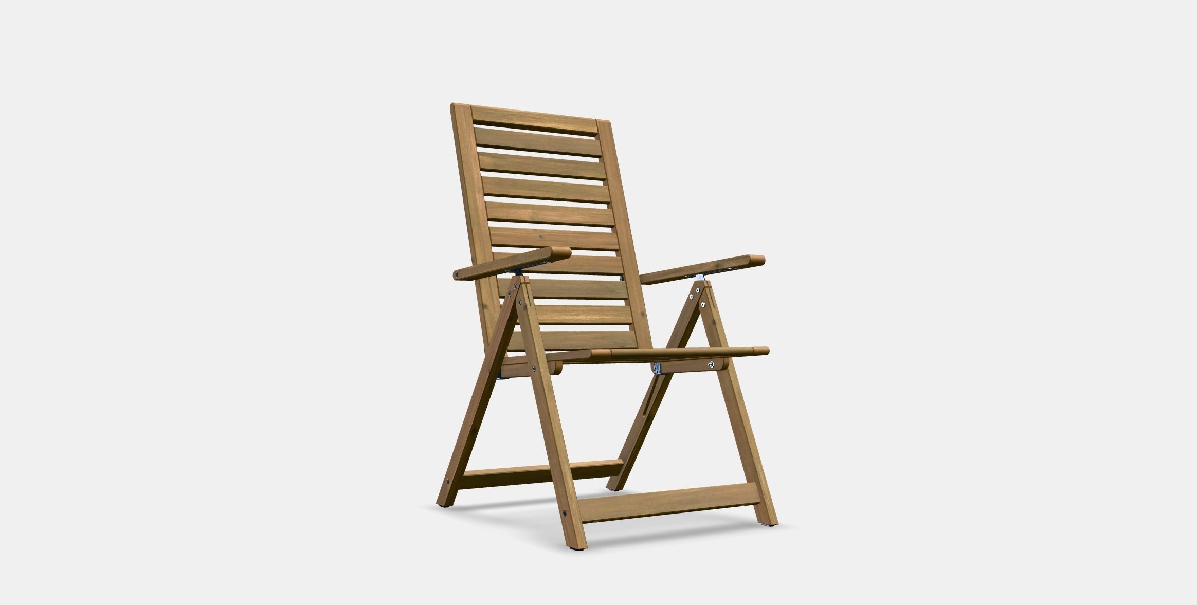 NAMMARO Reclining chair outdoor Low-poly 3D model_3