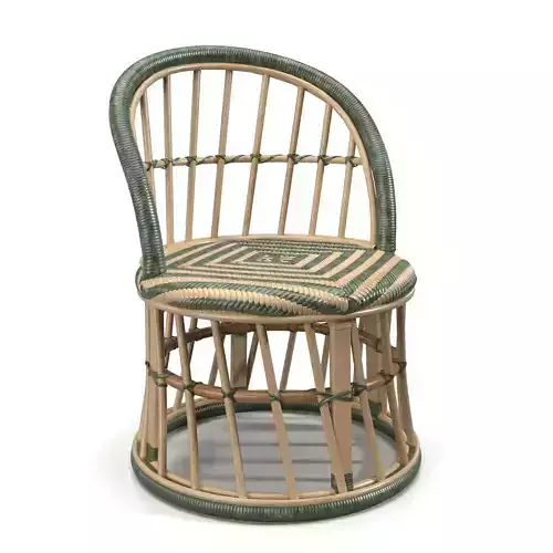 Zara Round Rattan Chair PBR